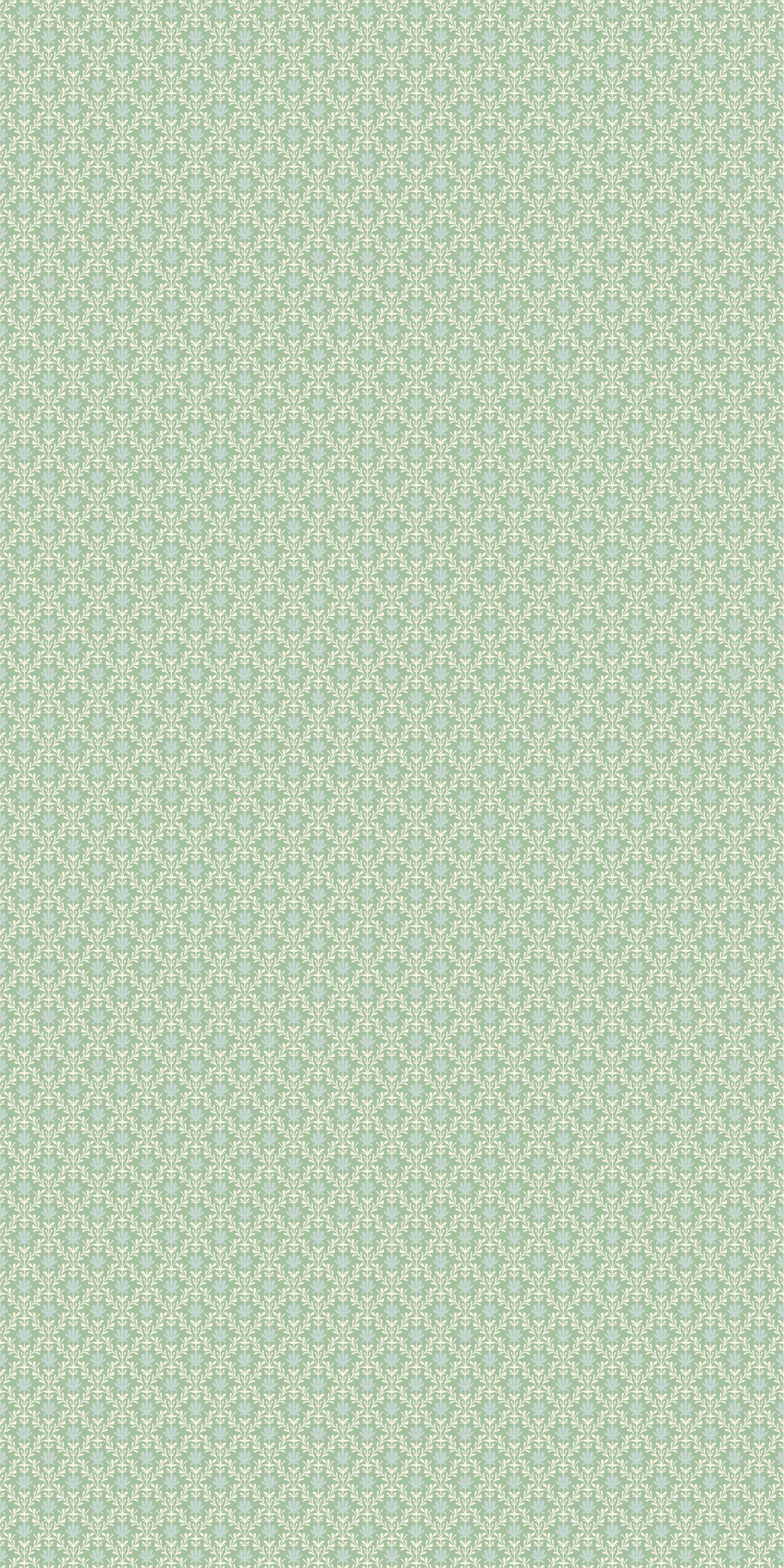 Petit Mist Floral in Spring Green color