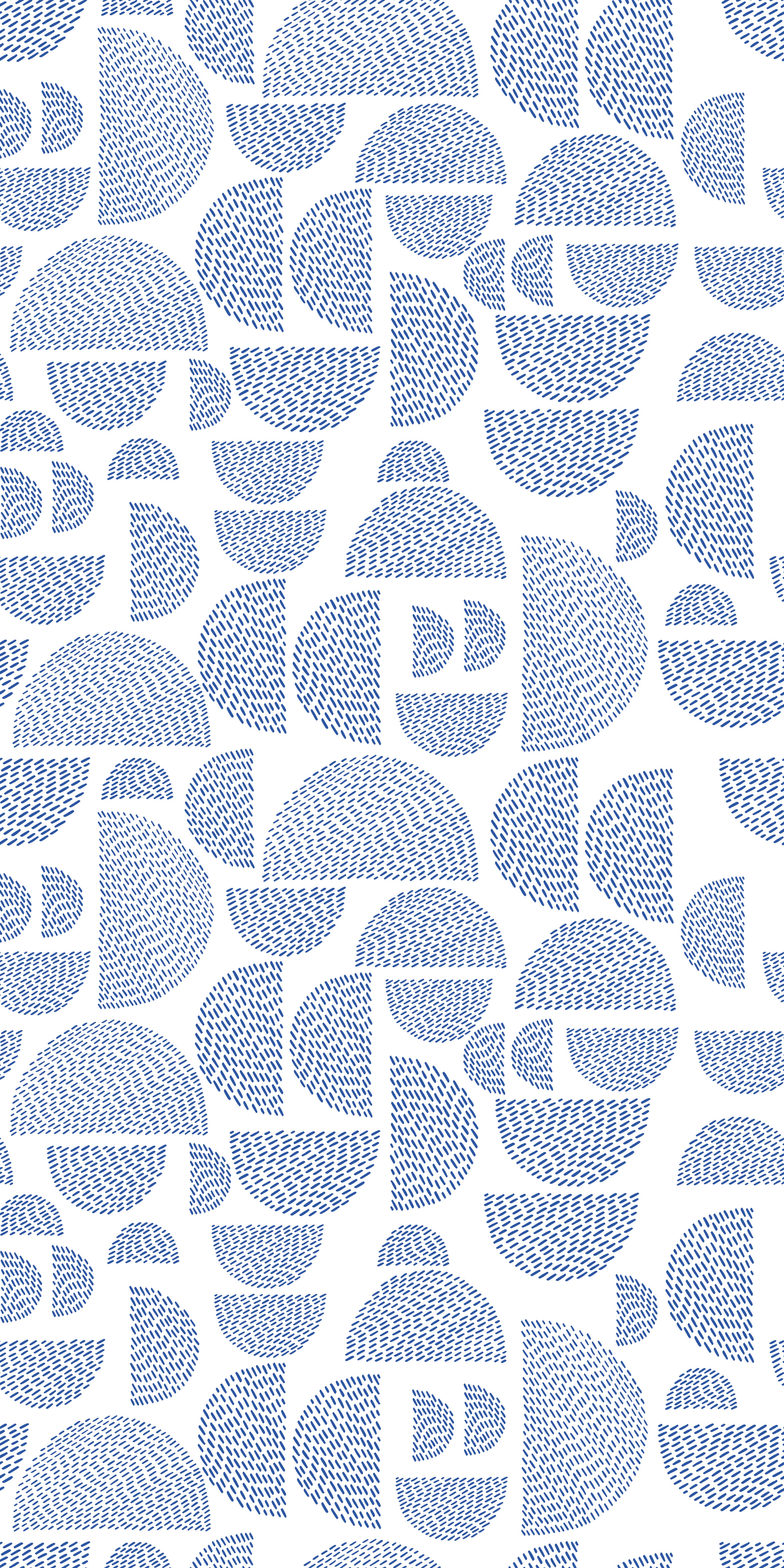 Semi Stitched in White/Blue color