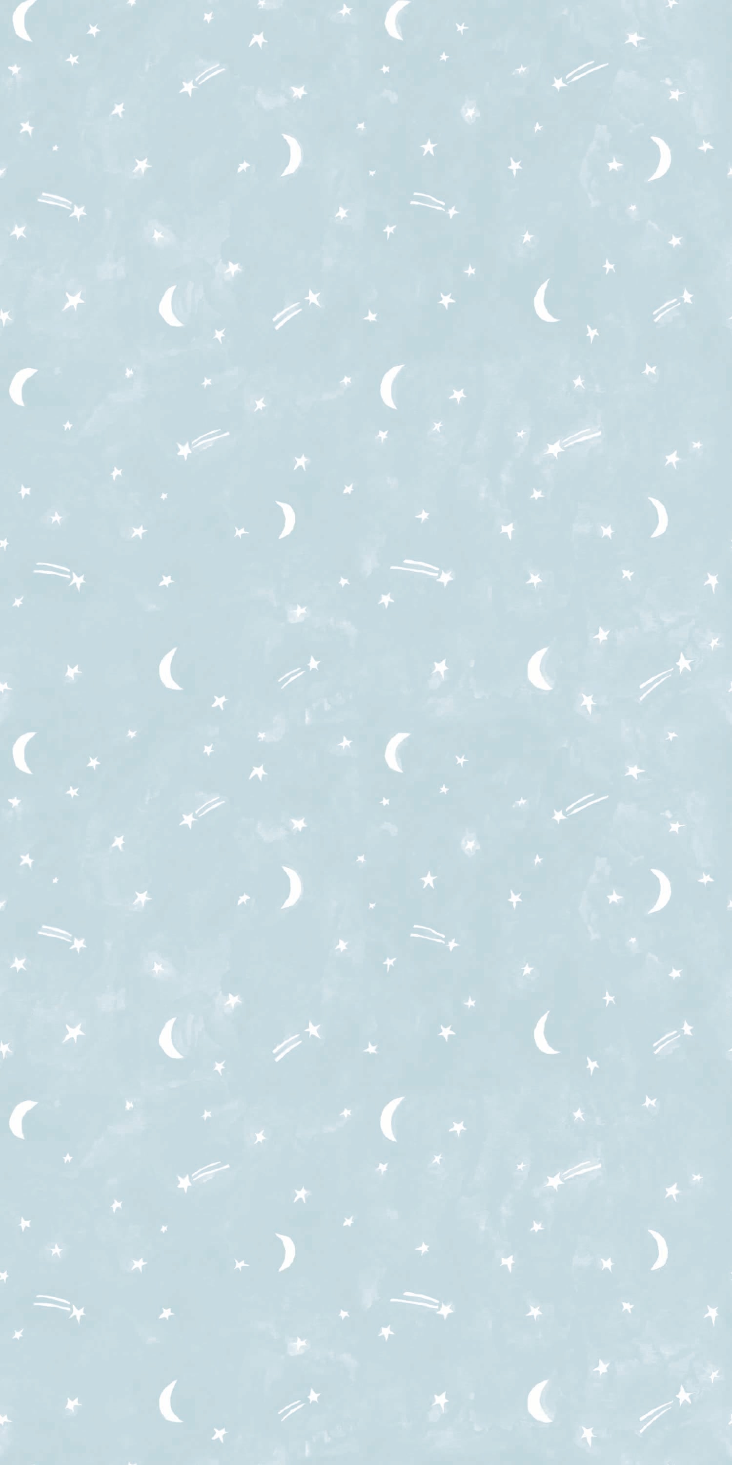 Starry Night in Light Teal color