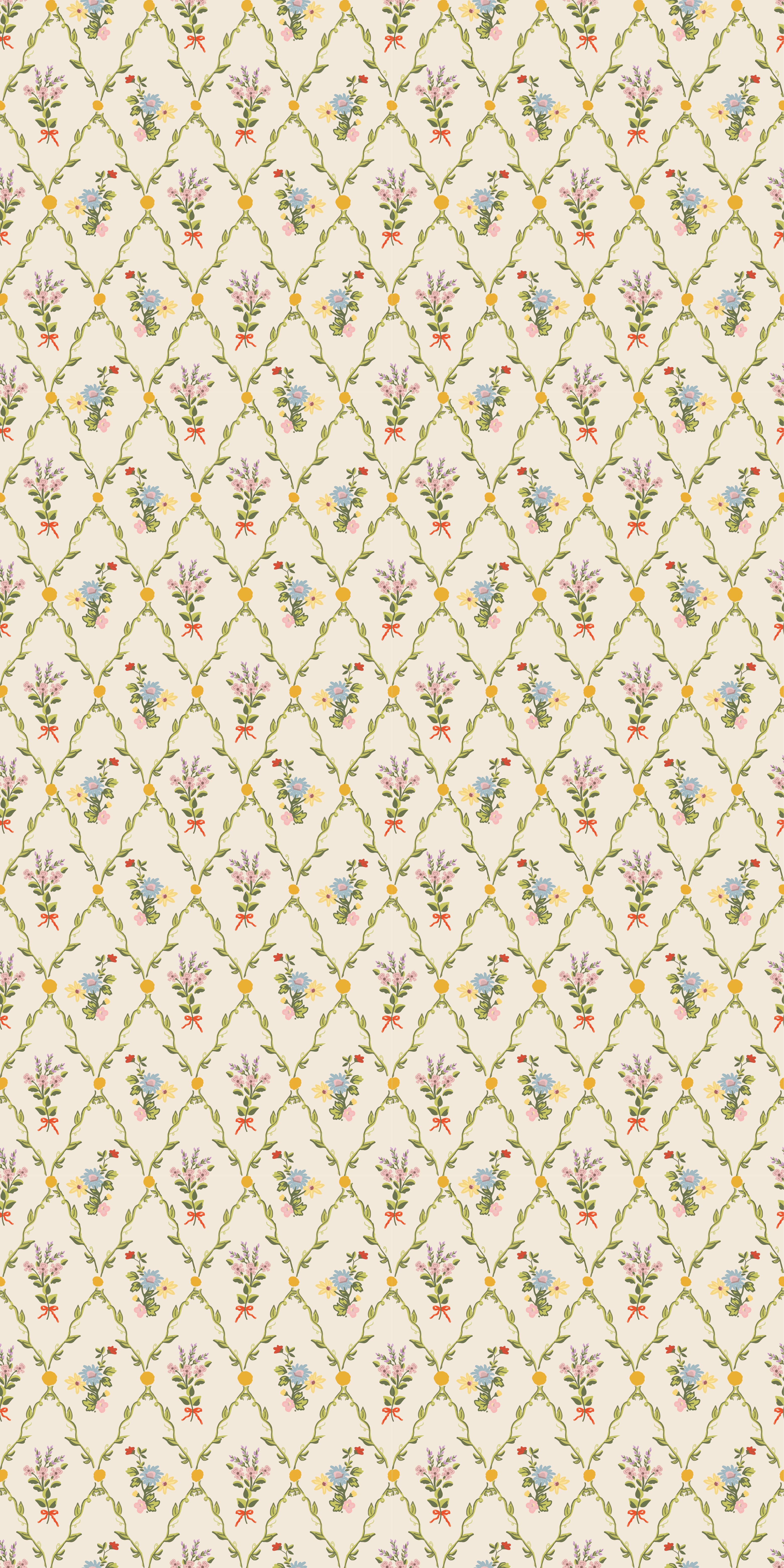 Summer Trellis in Multi color