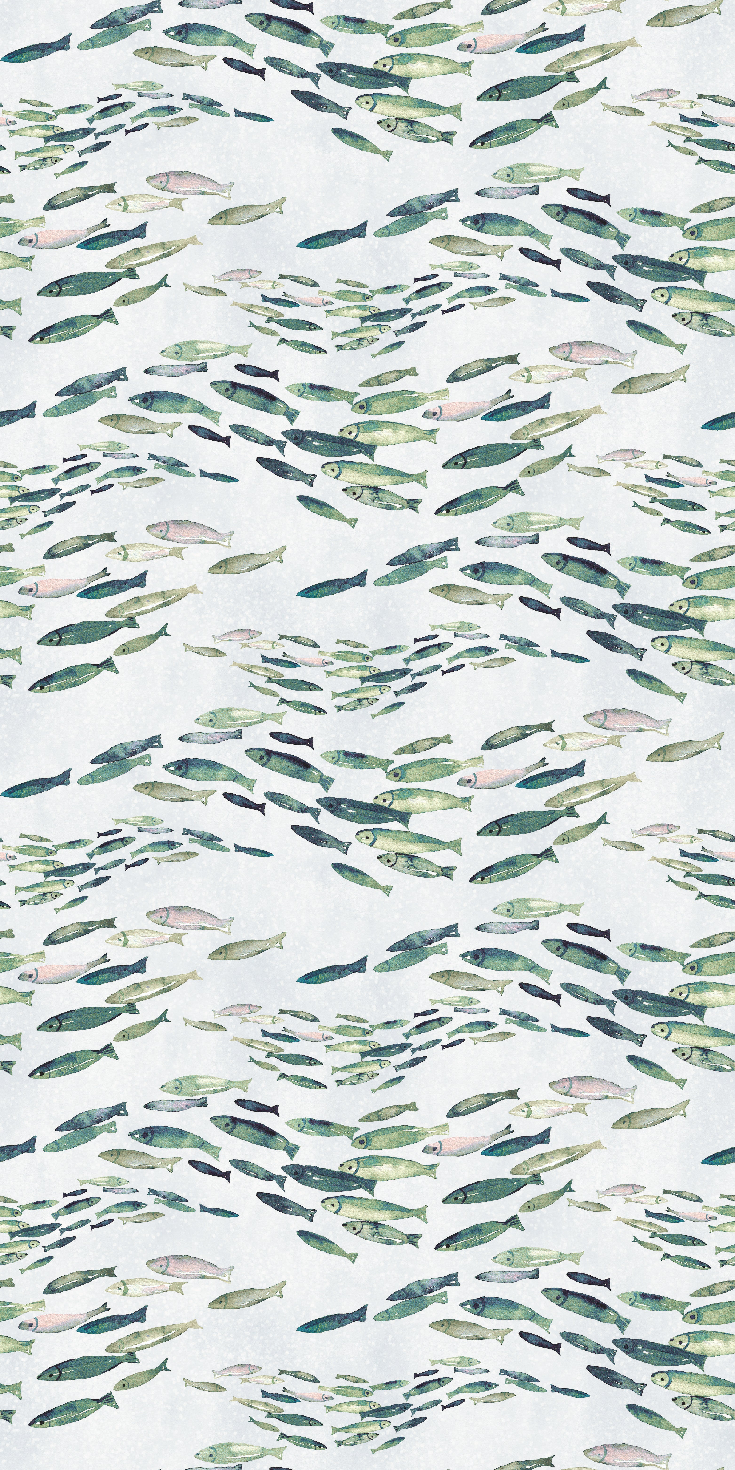 Swimming Upstream in Green color