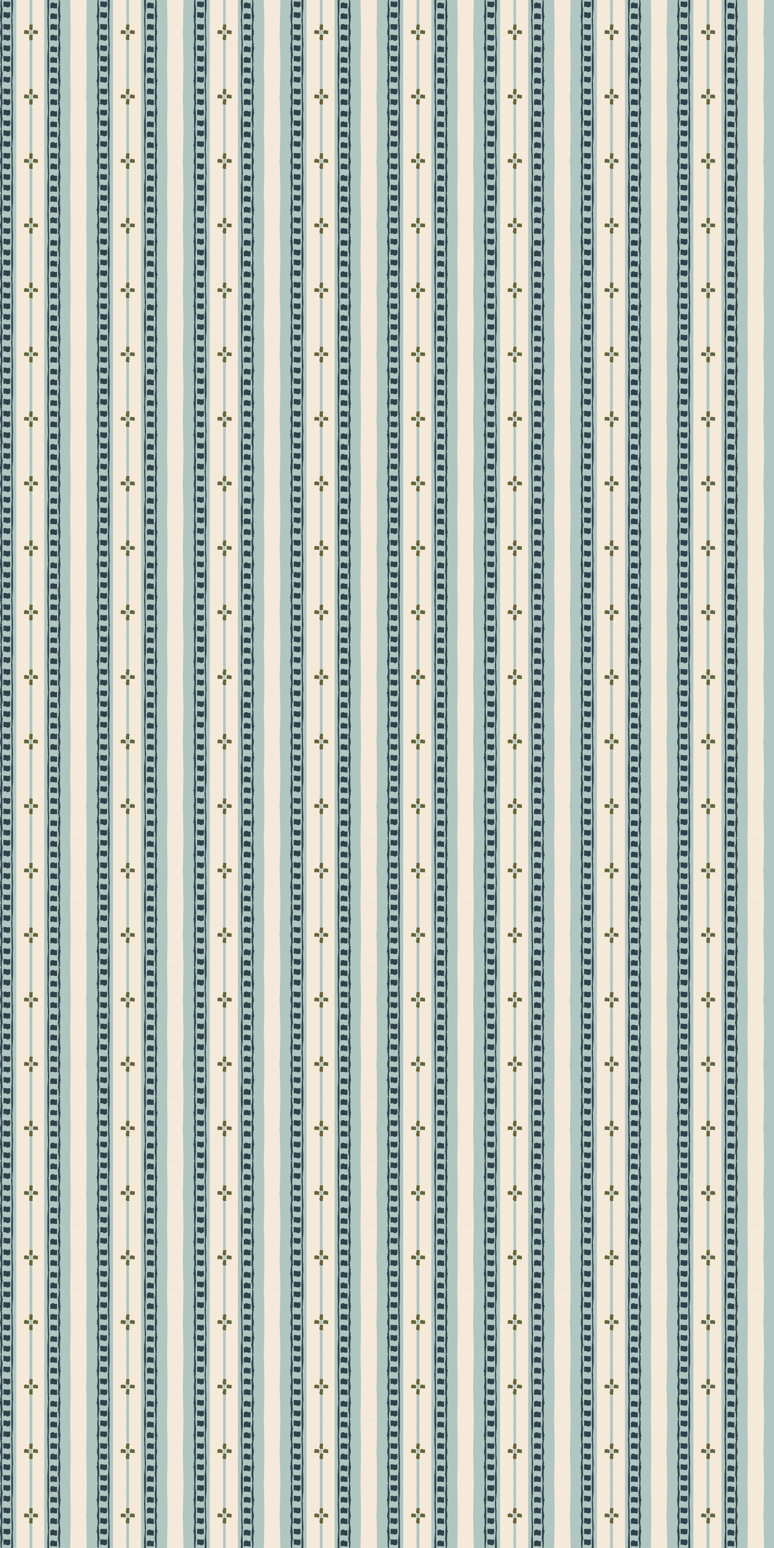 Trio Stripe in Sky Blue color