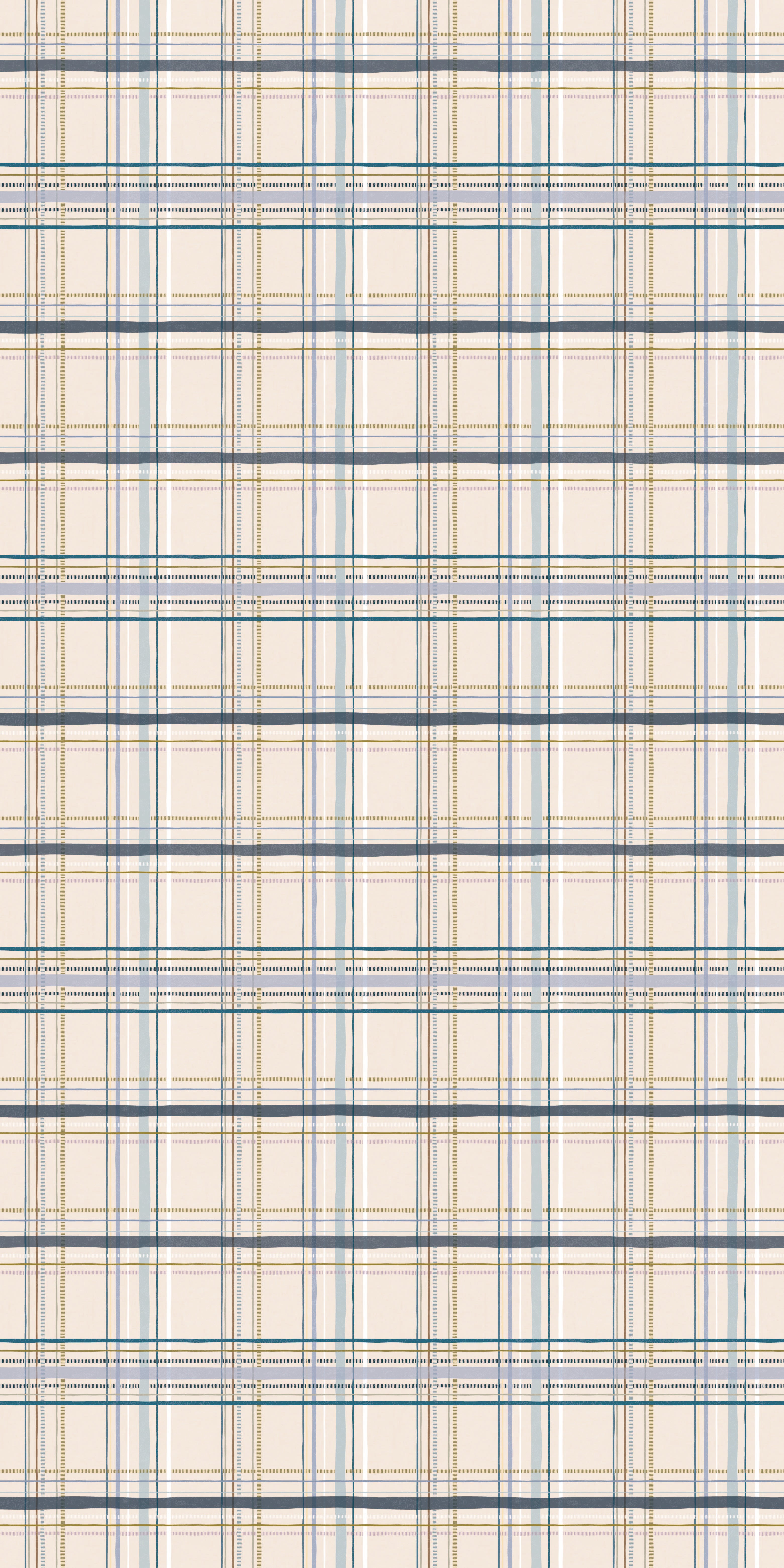 Vintage Plaid in Bluebonnet color
