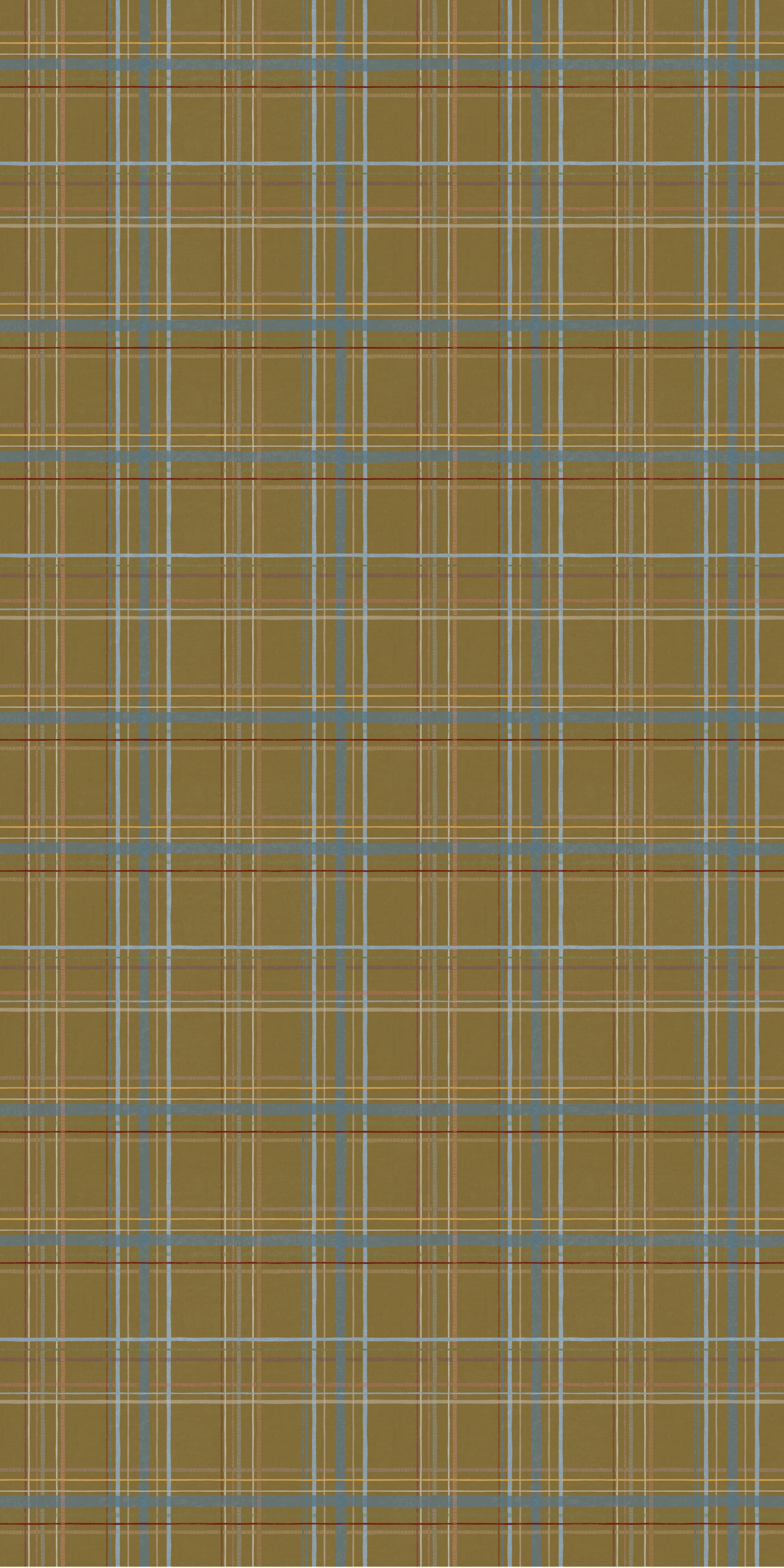 Vintage Plaid in Moss color