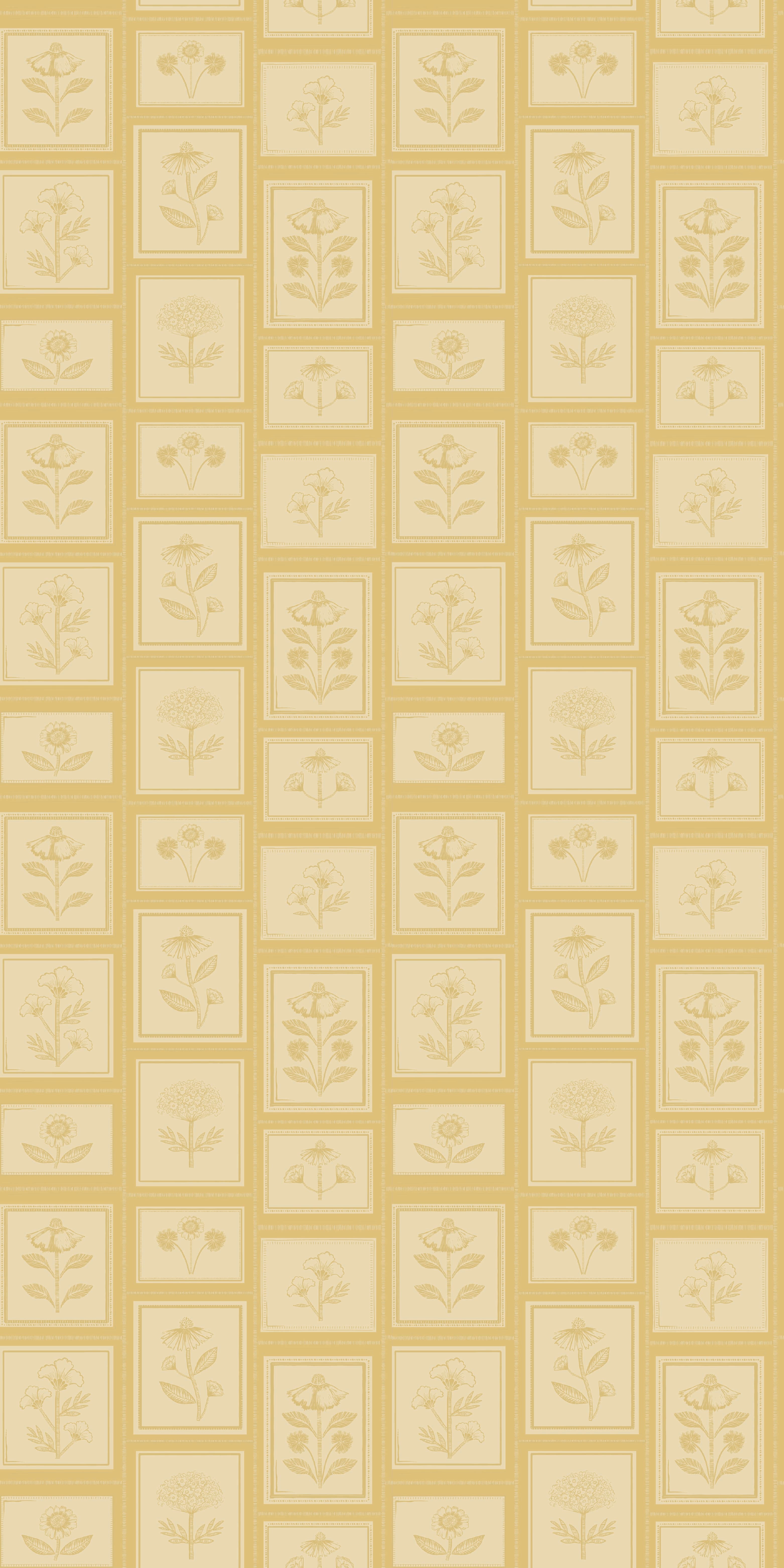 Vintage Frame in Canary color