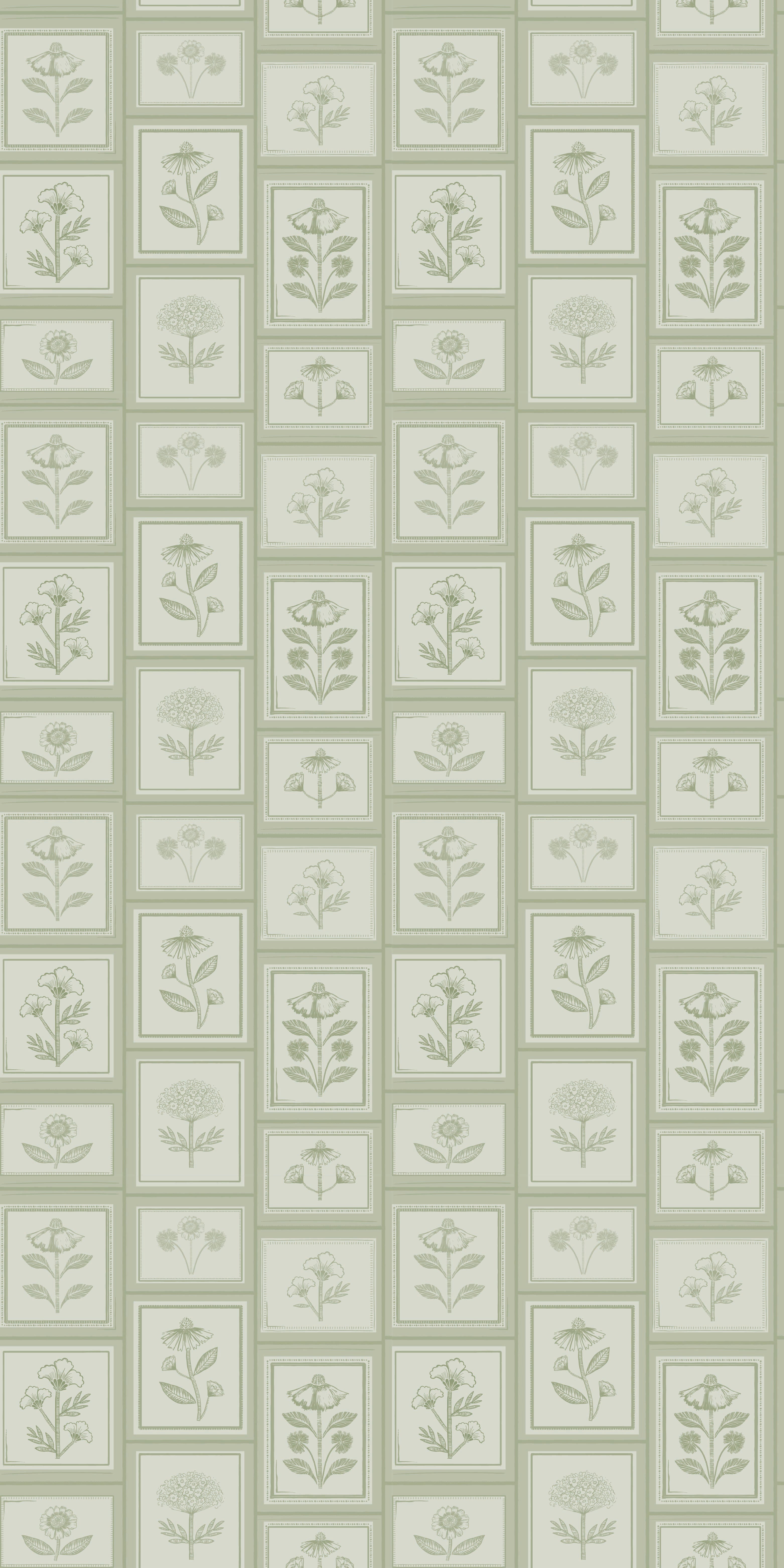 Vintage Frame in Celadon color