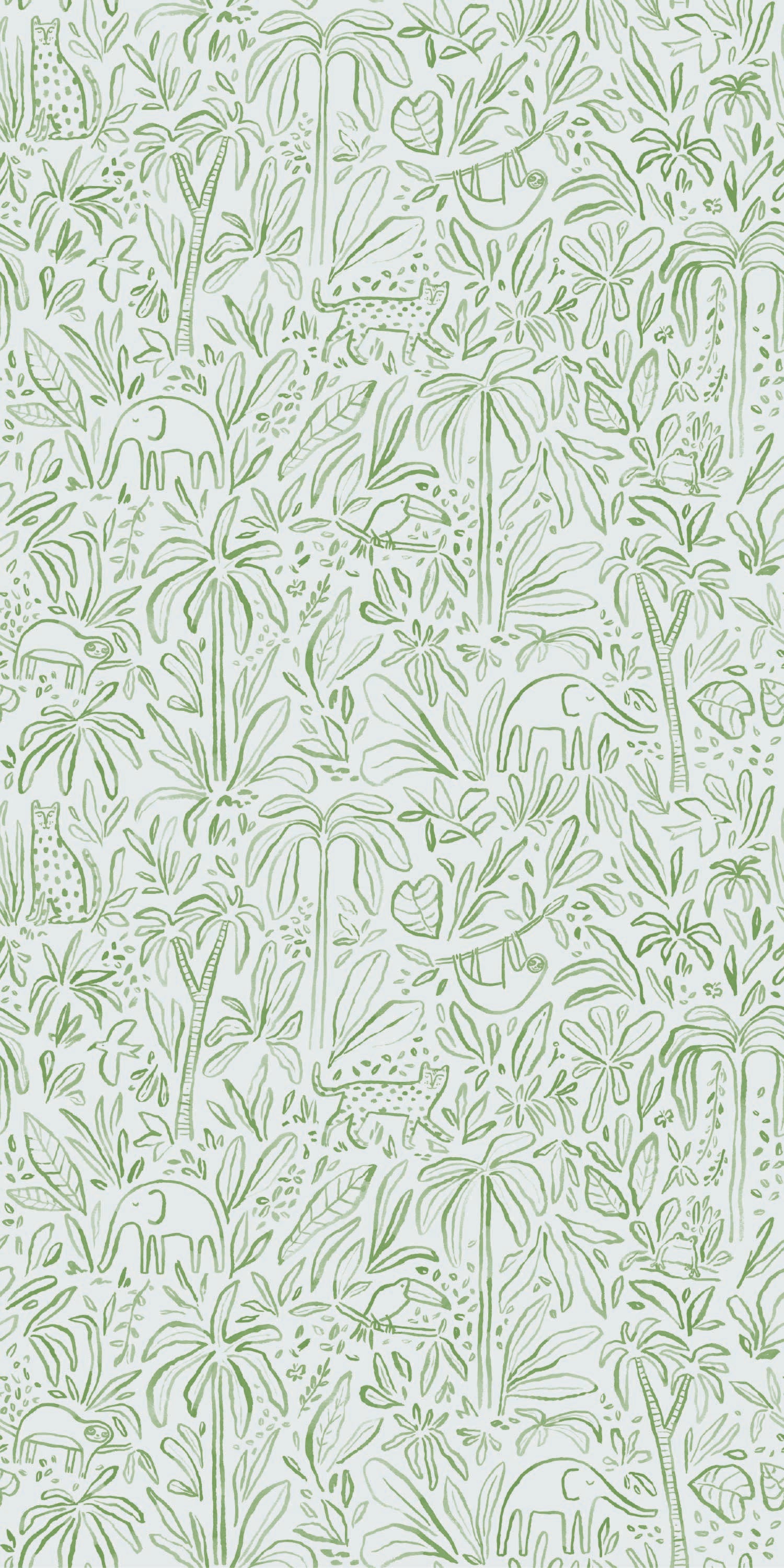 In the Jungle in Green color