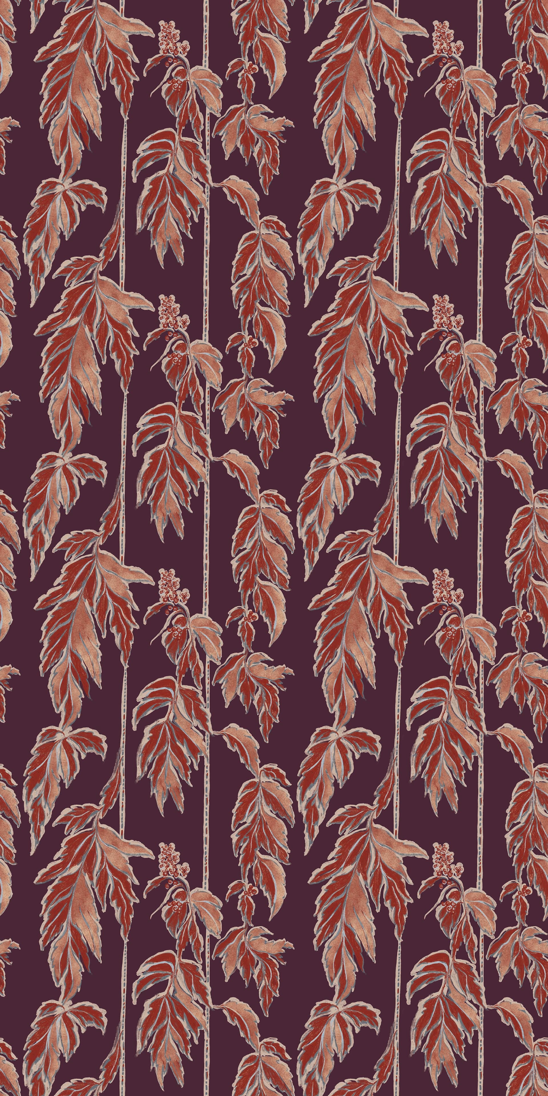 Legacy Leaves in Burgundy color