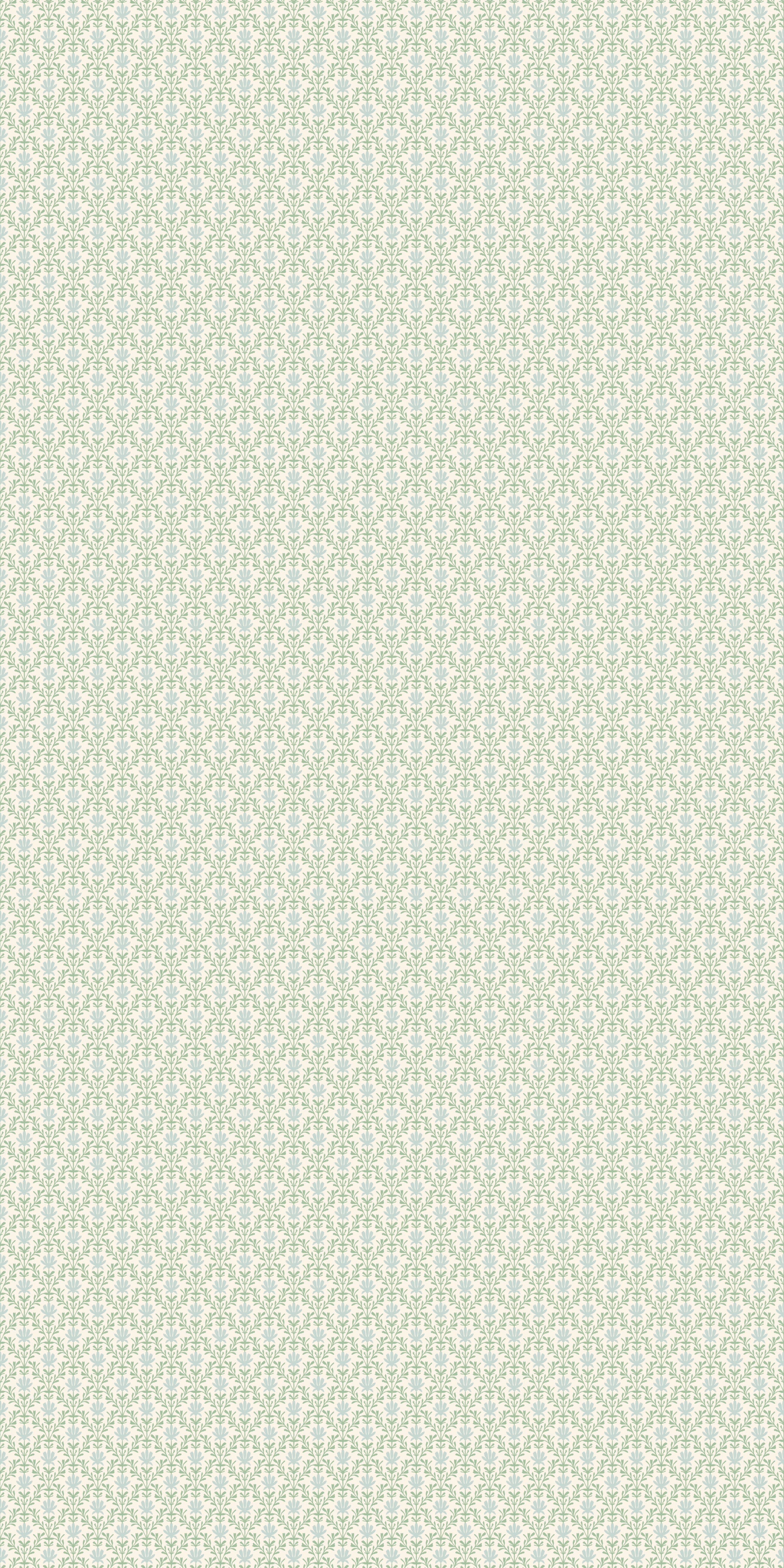 Petit Mist Floral in Antique White color