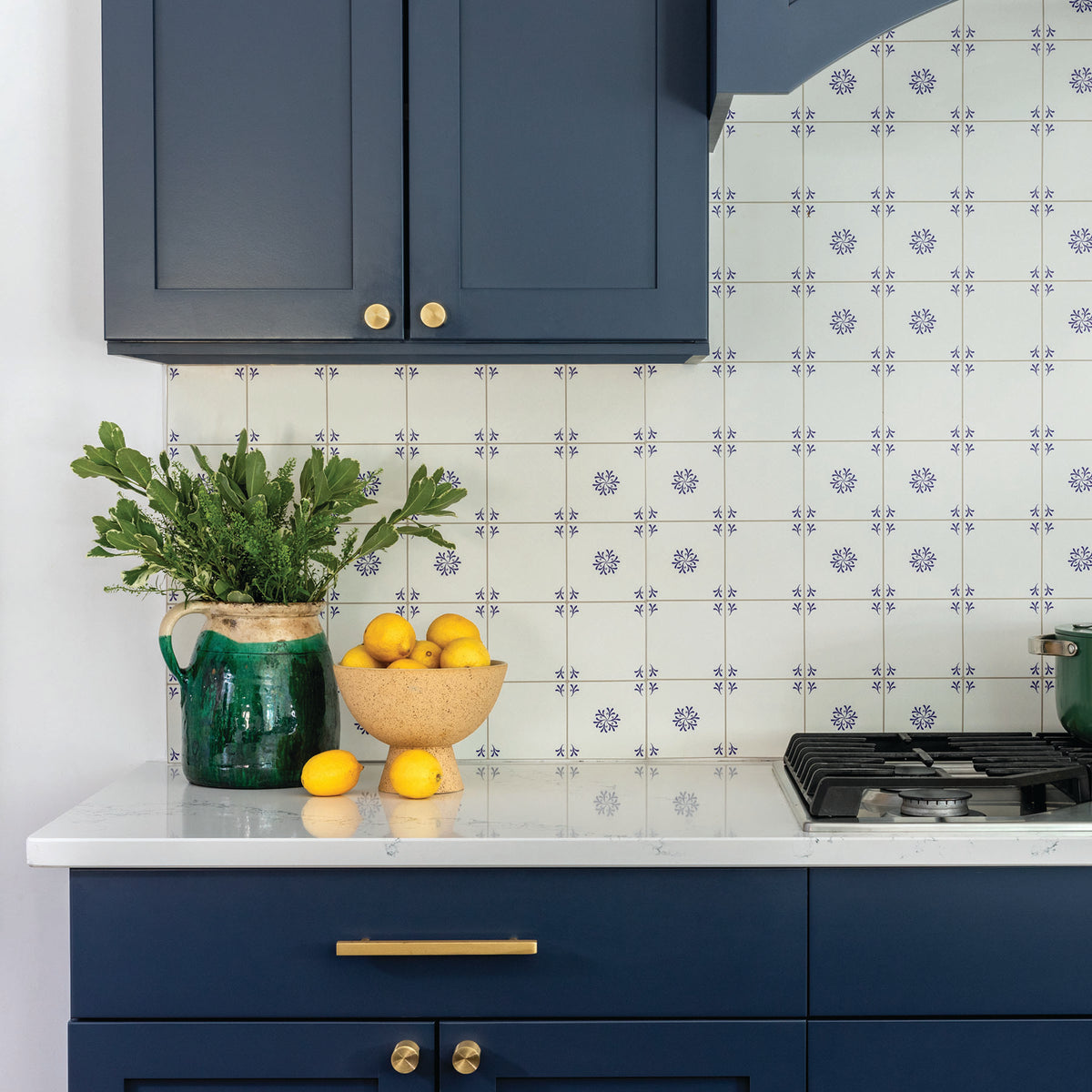 Kitchen with tiles