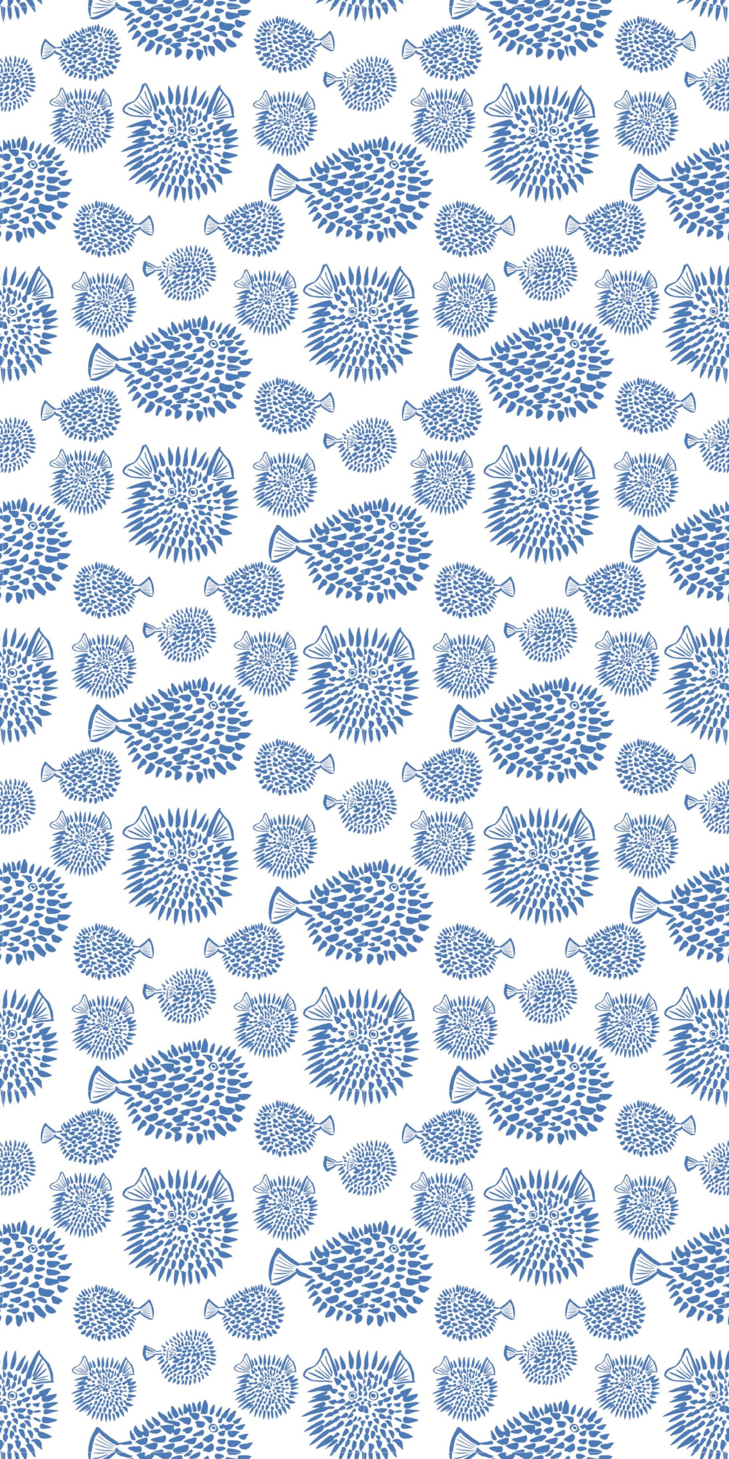 Blowfish in Marine color