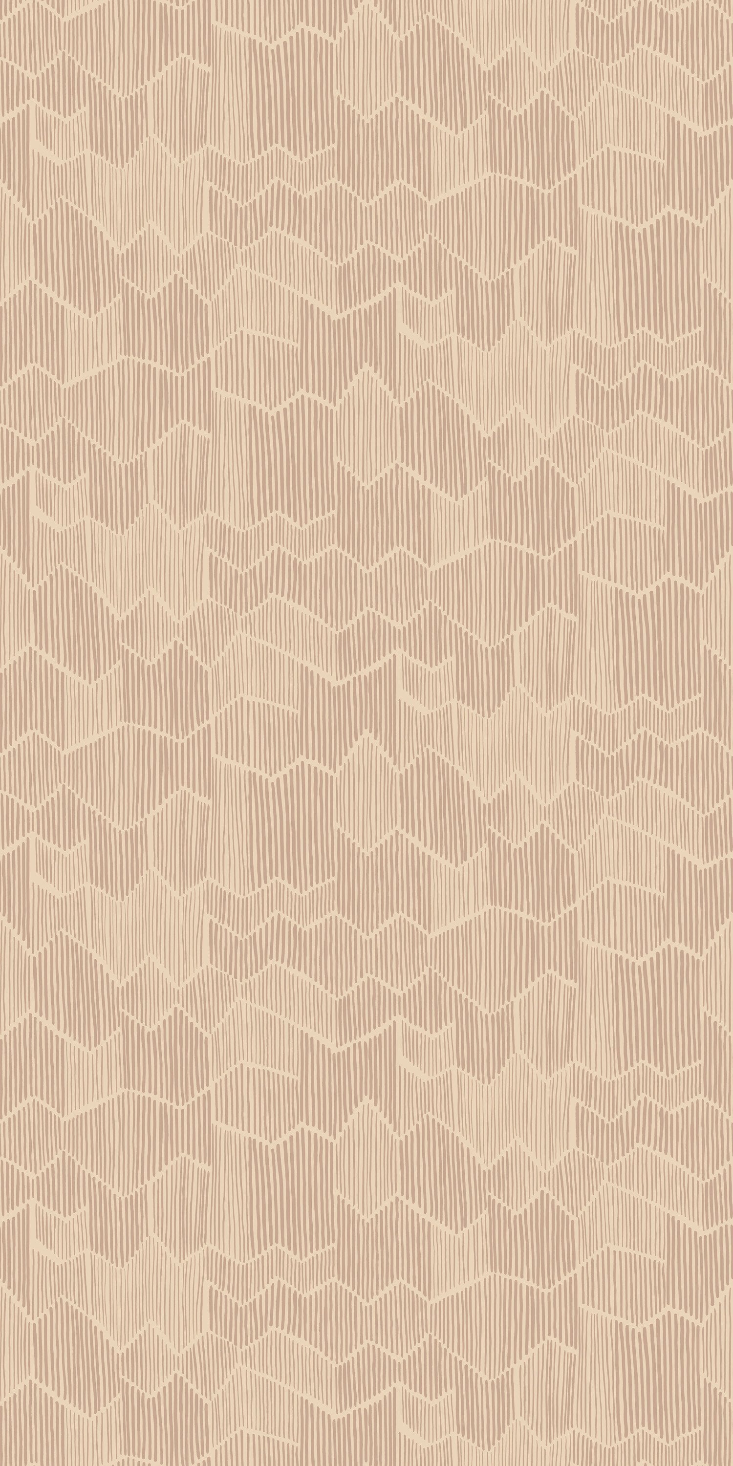 Vertical Lines in Burnt Blush color