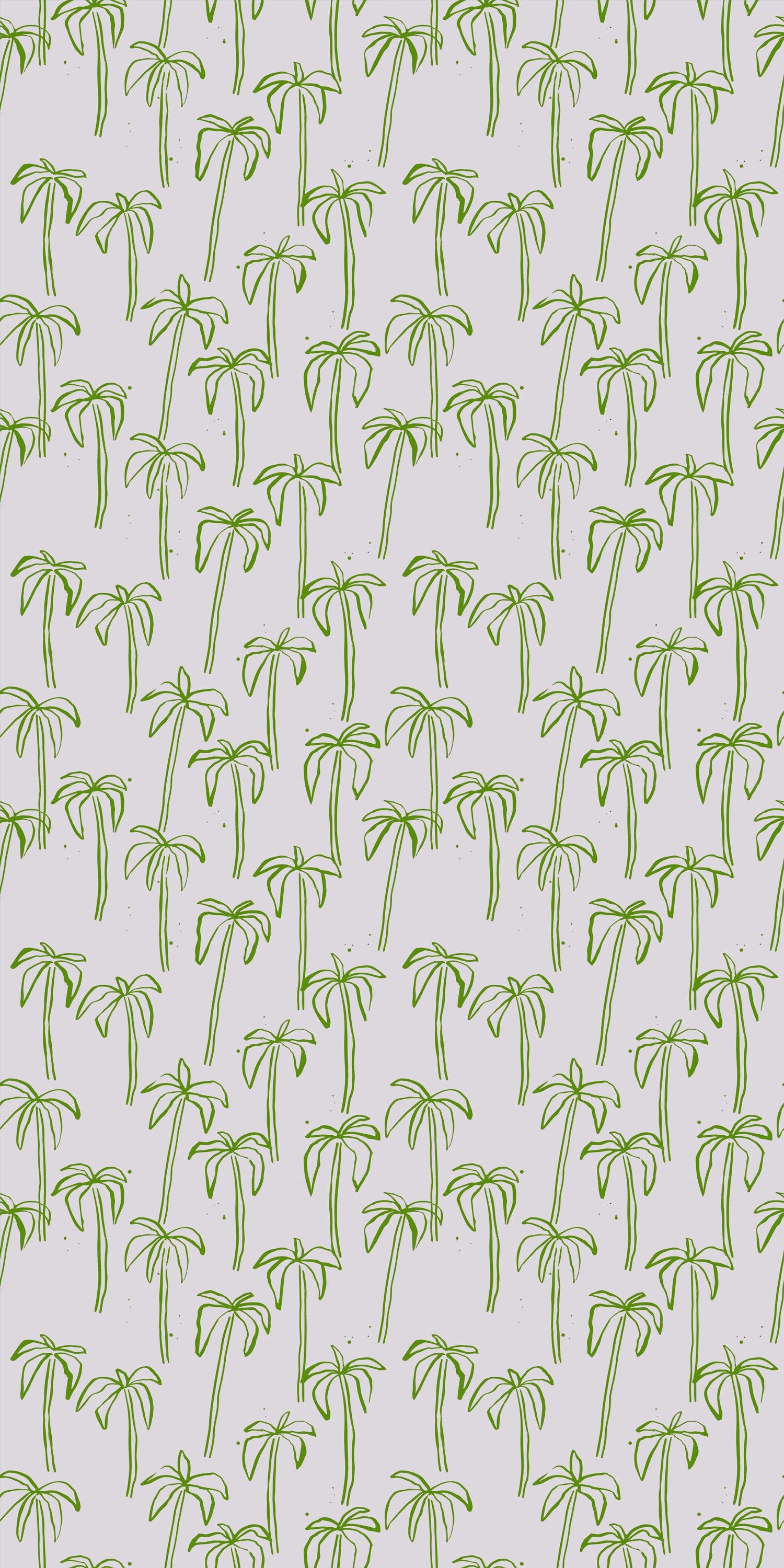 California Palm in Green and Pink color