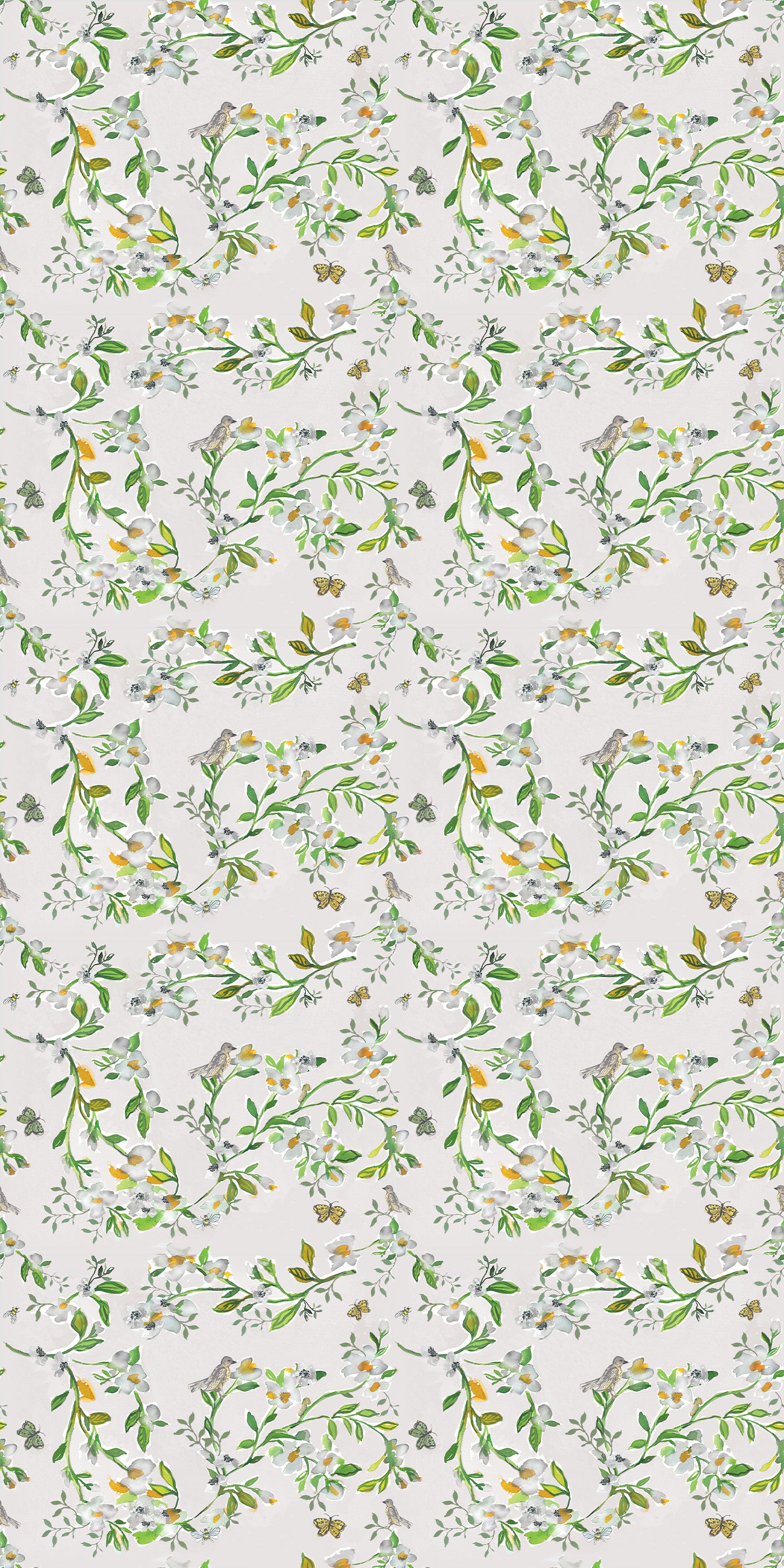 Chinoiserie in Grey color