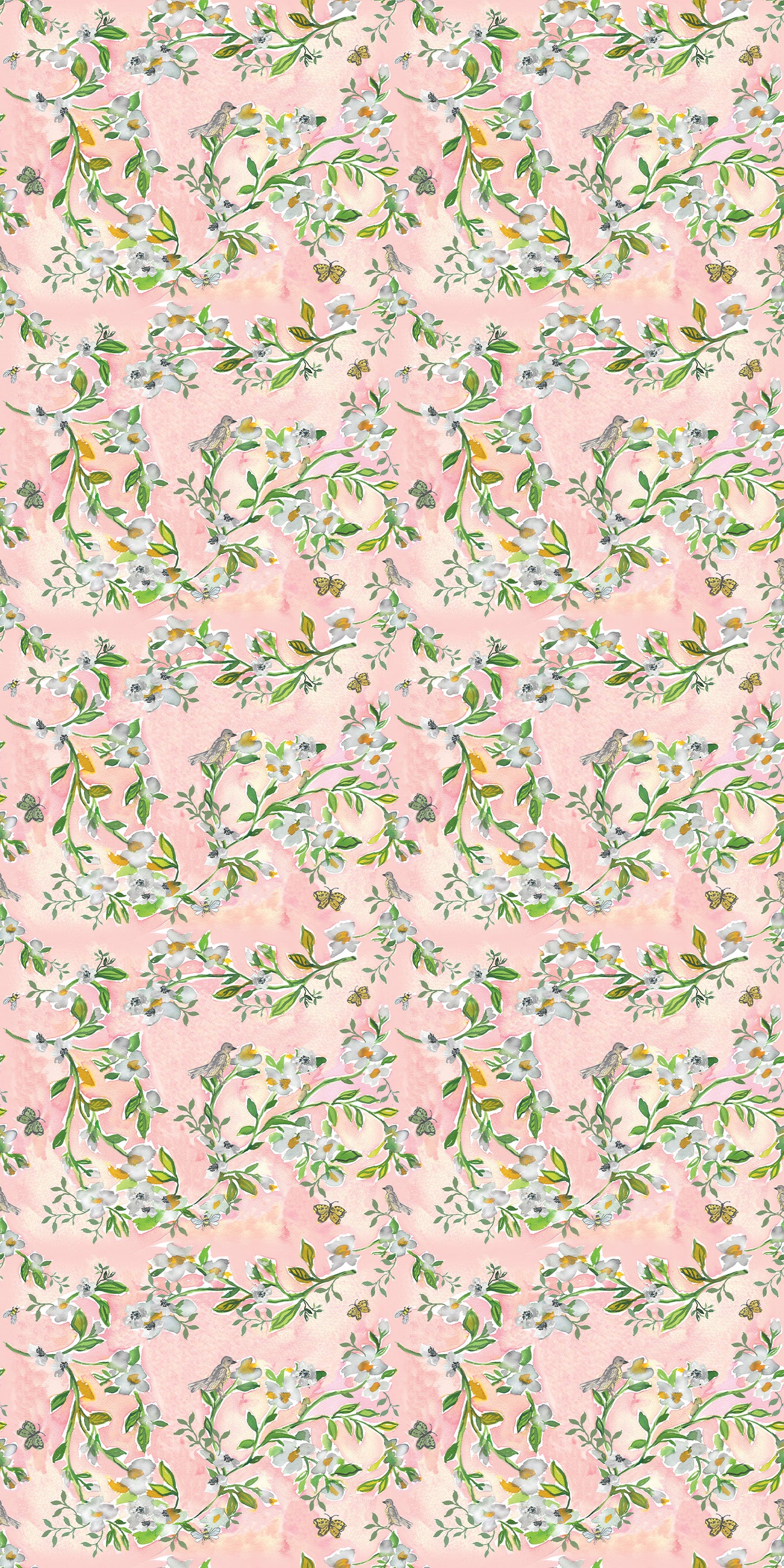 Chinoiserie in Pink color