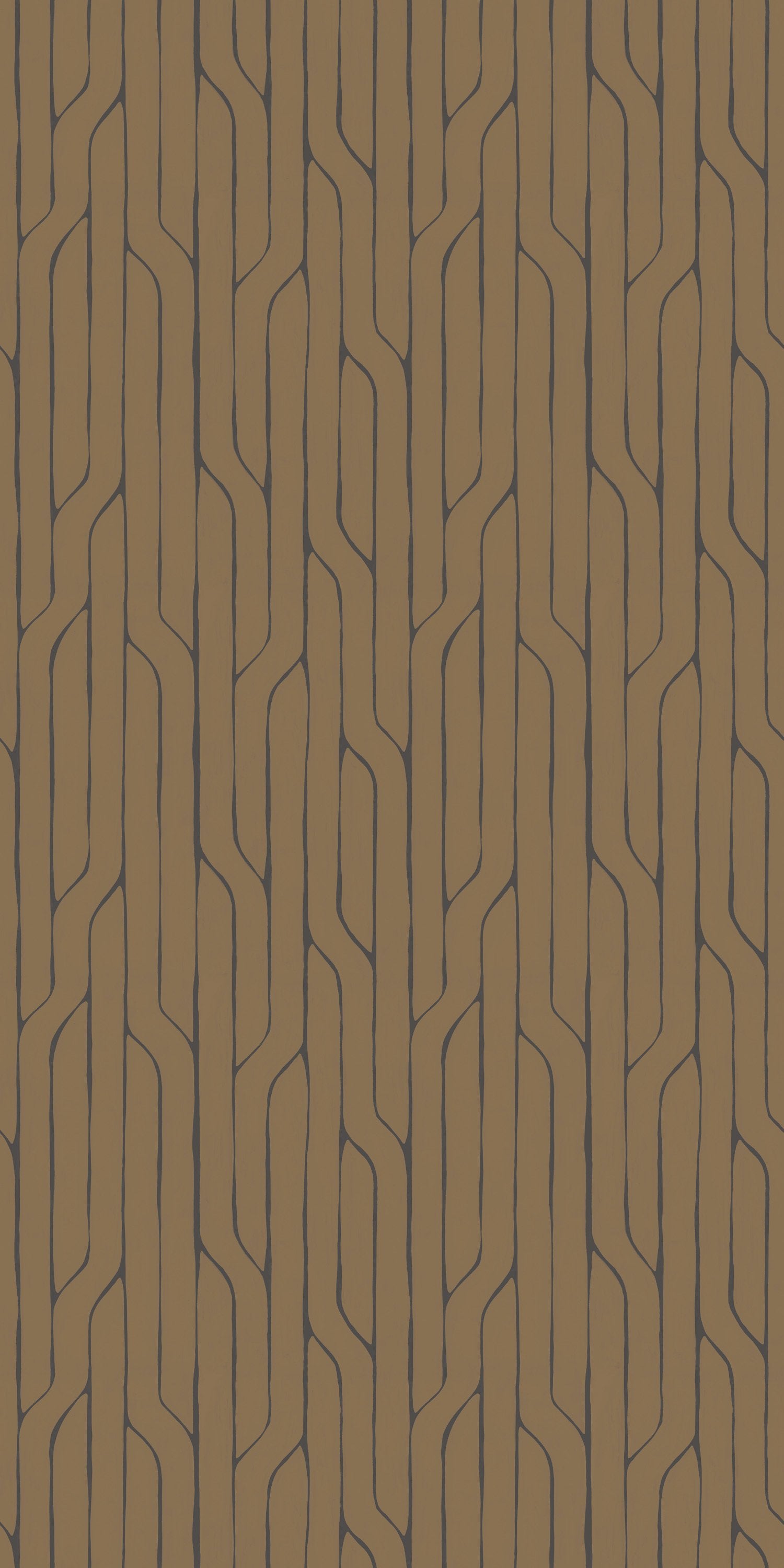 Crossing Lines in Gold color