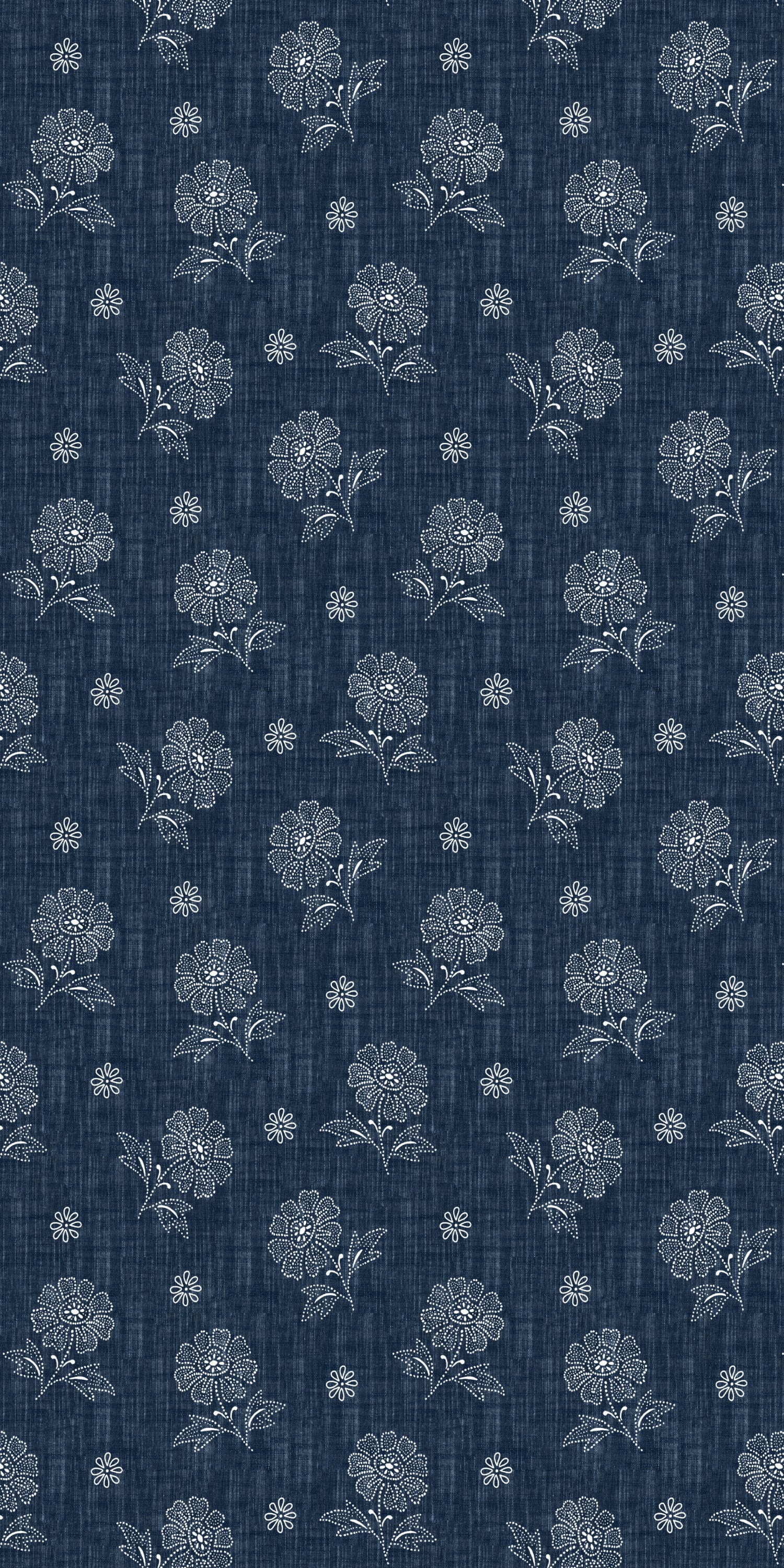 Denim Flower in Dark Wash color