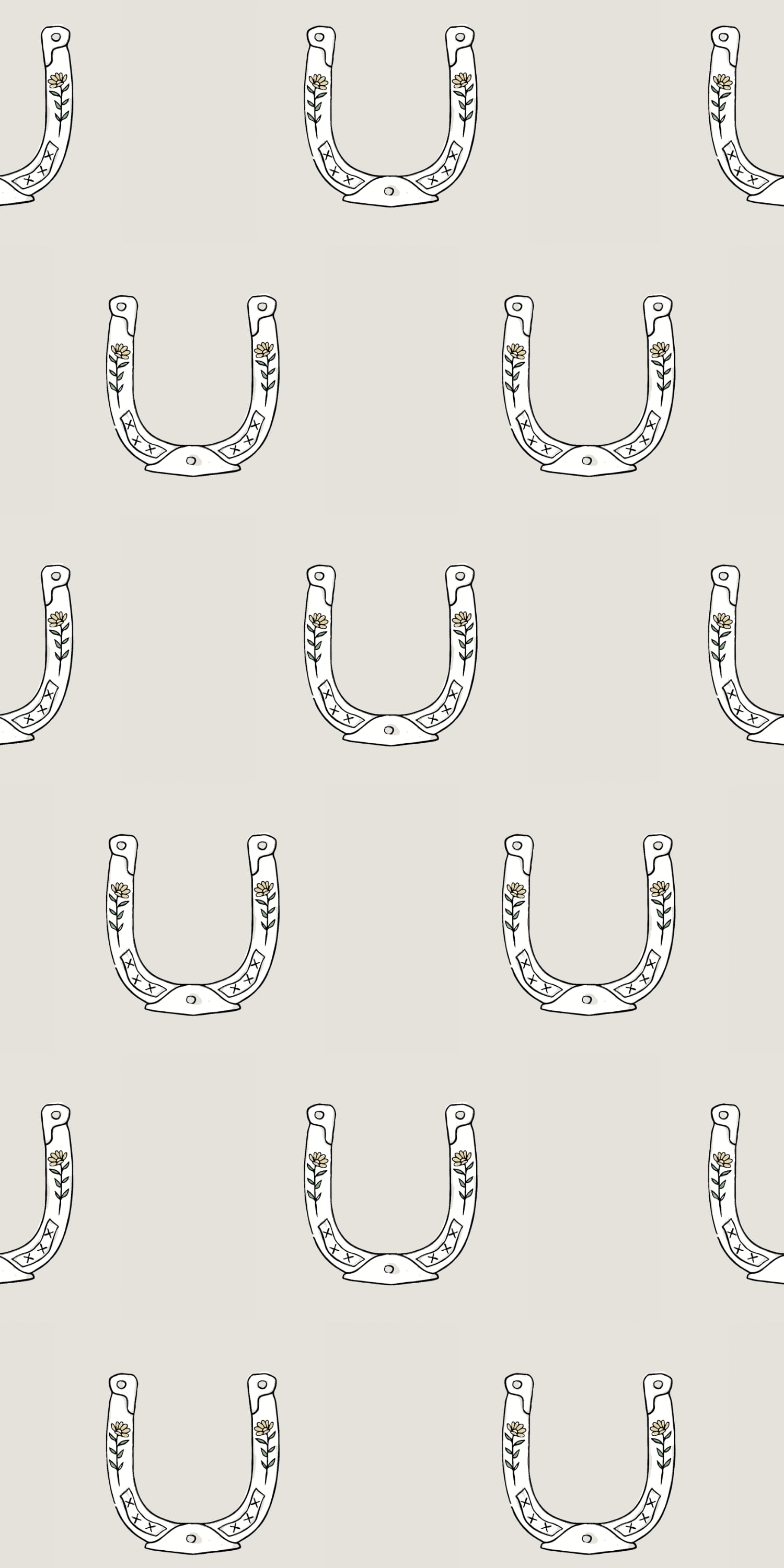 Horseshoe in Grey color