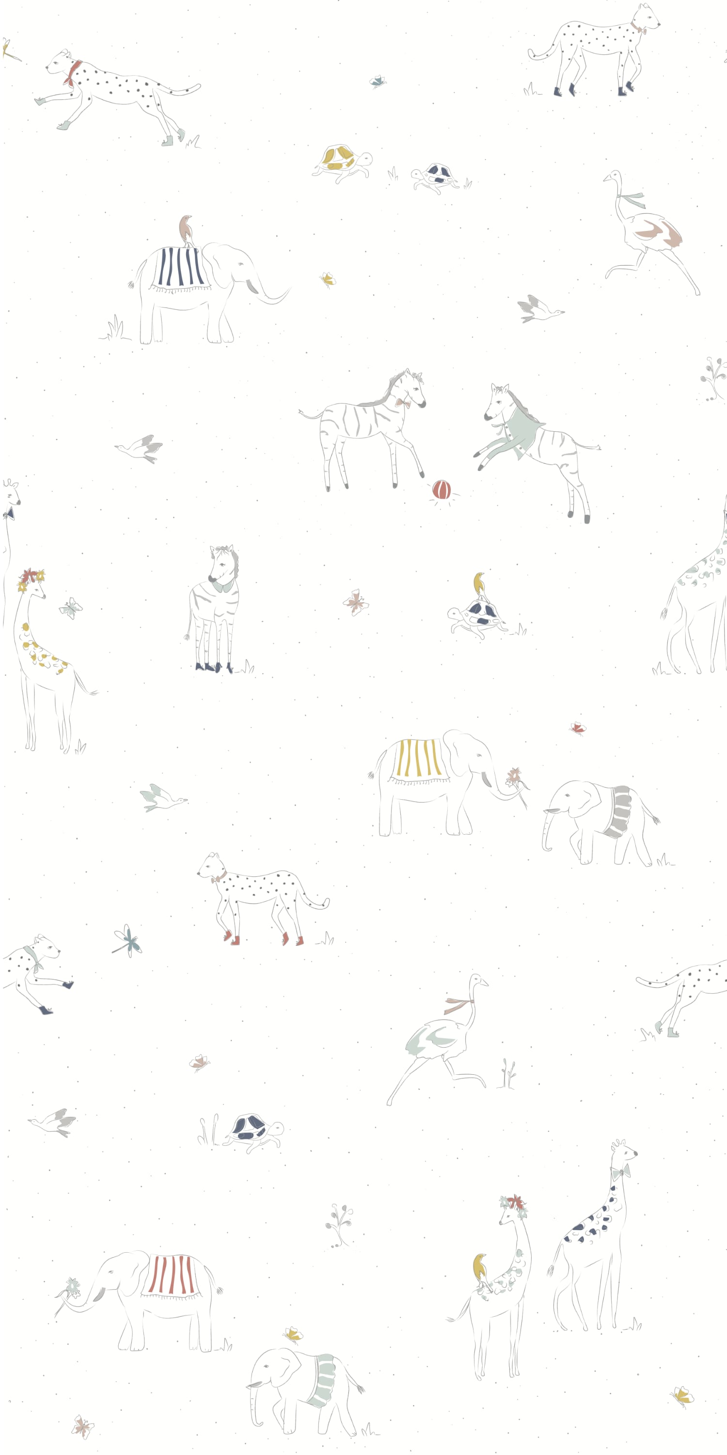 Magical Safari in Multi color