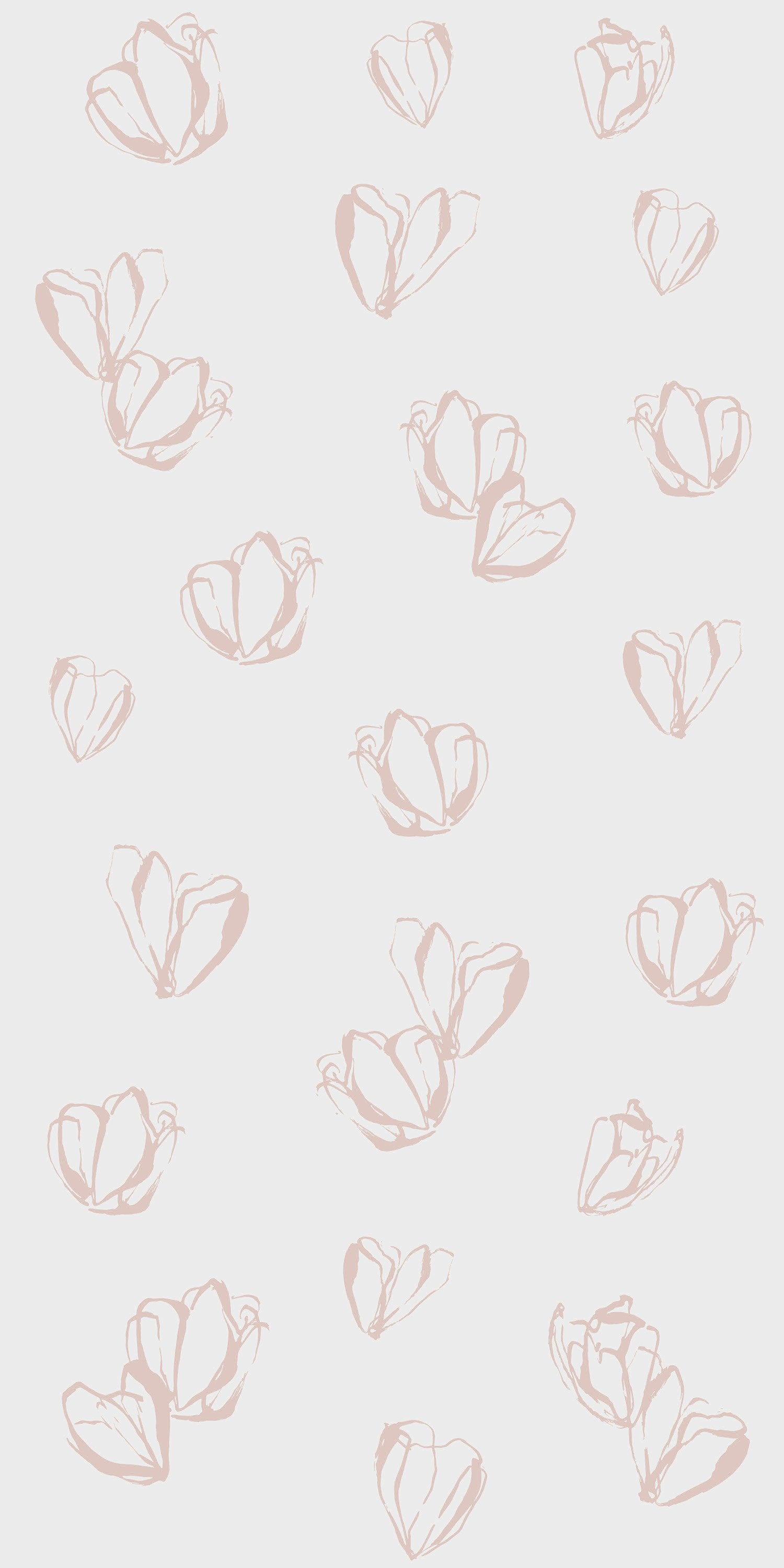 Magnolias in Blush color