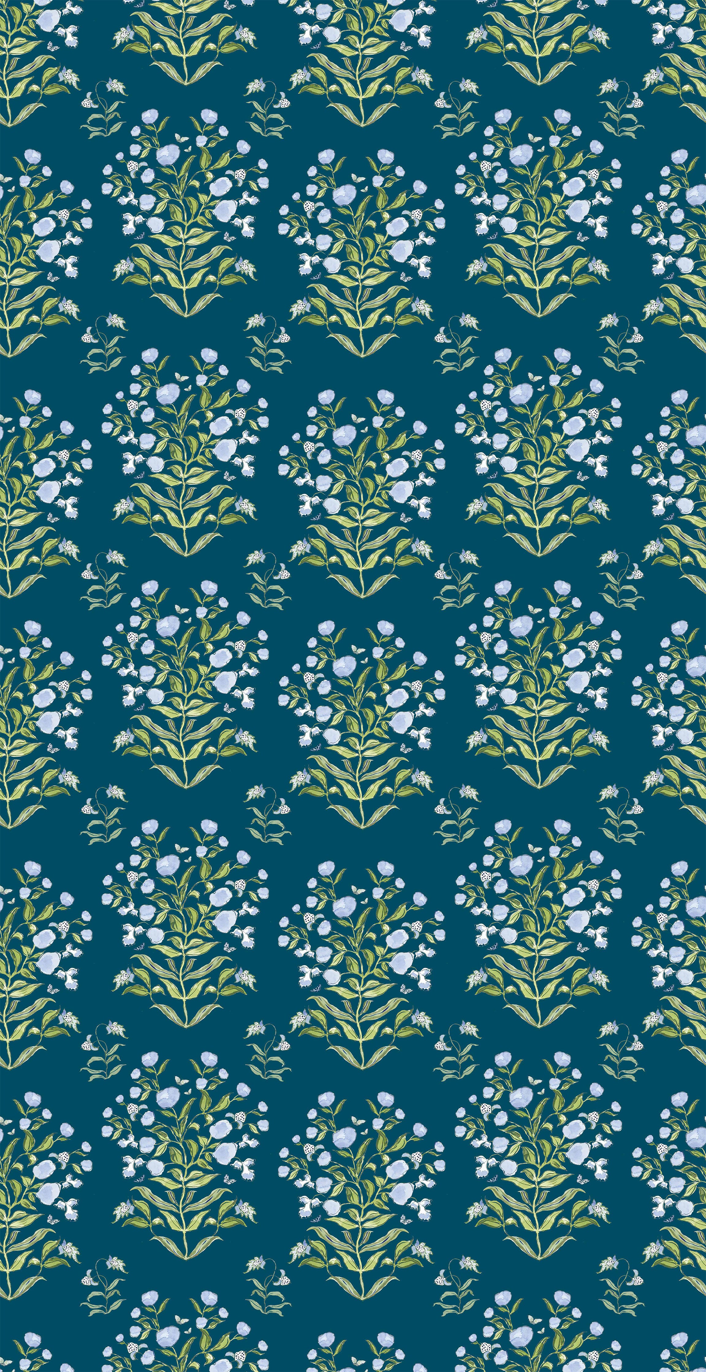 Midnight Bloom in Midnight Blue color