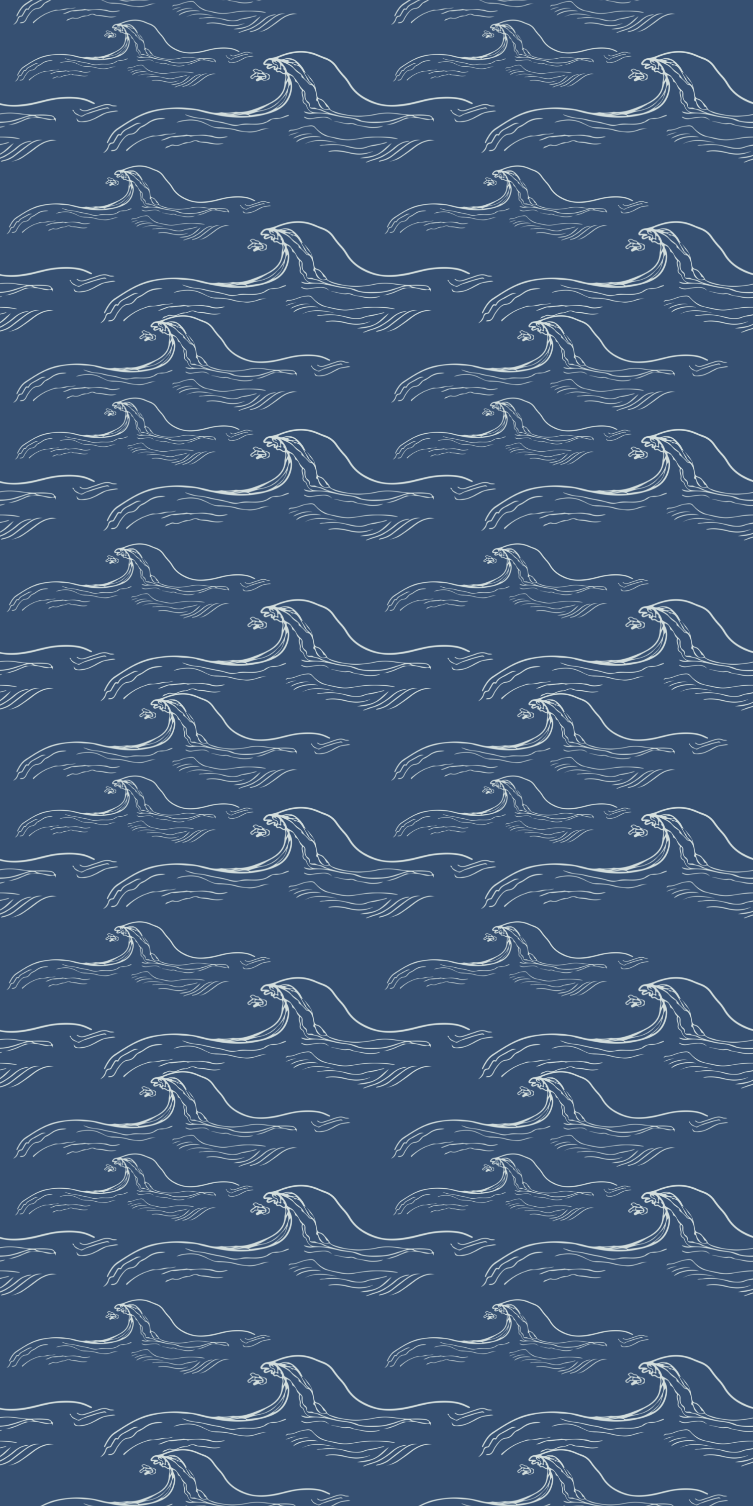 No: 8 - Seaside in Blue color