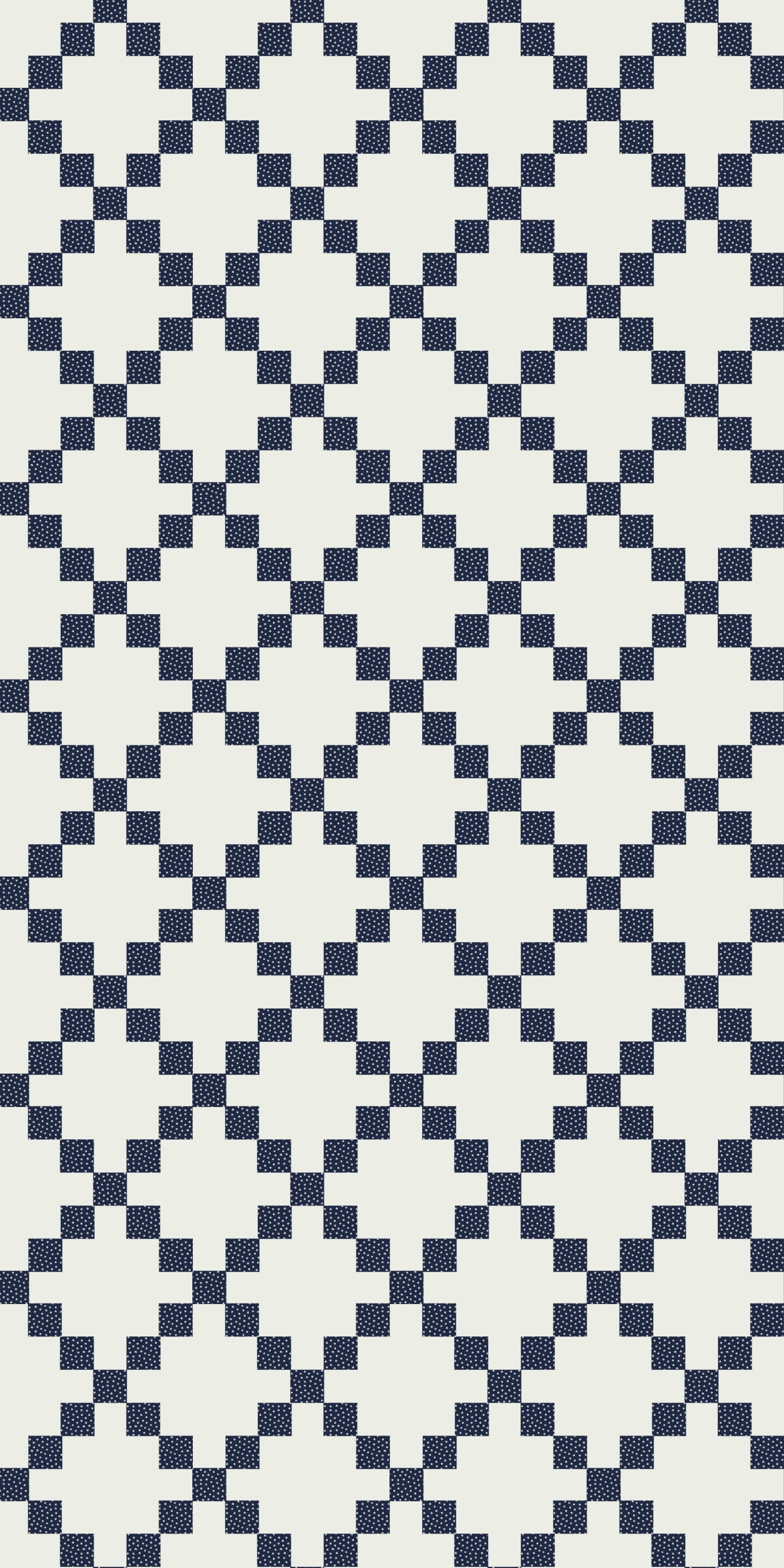 Patchwork in Navy color