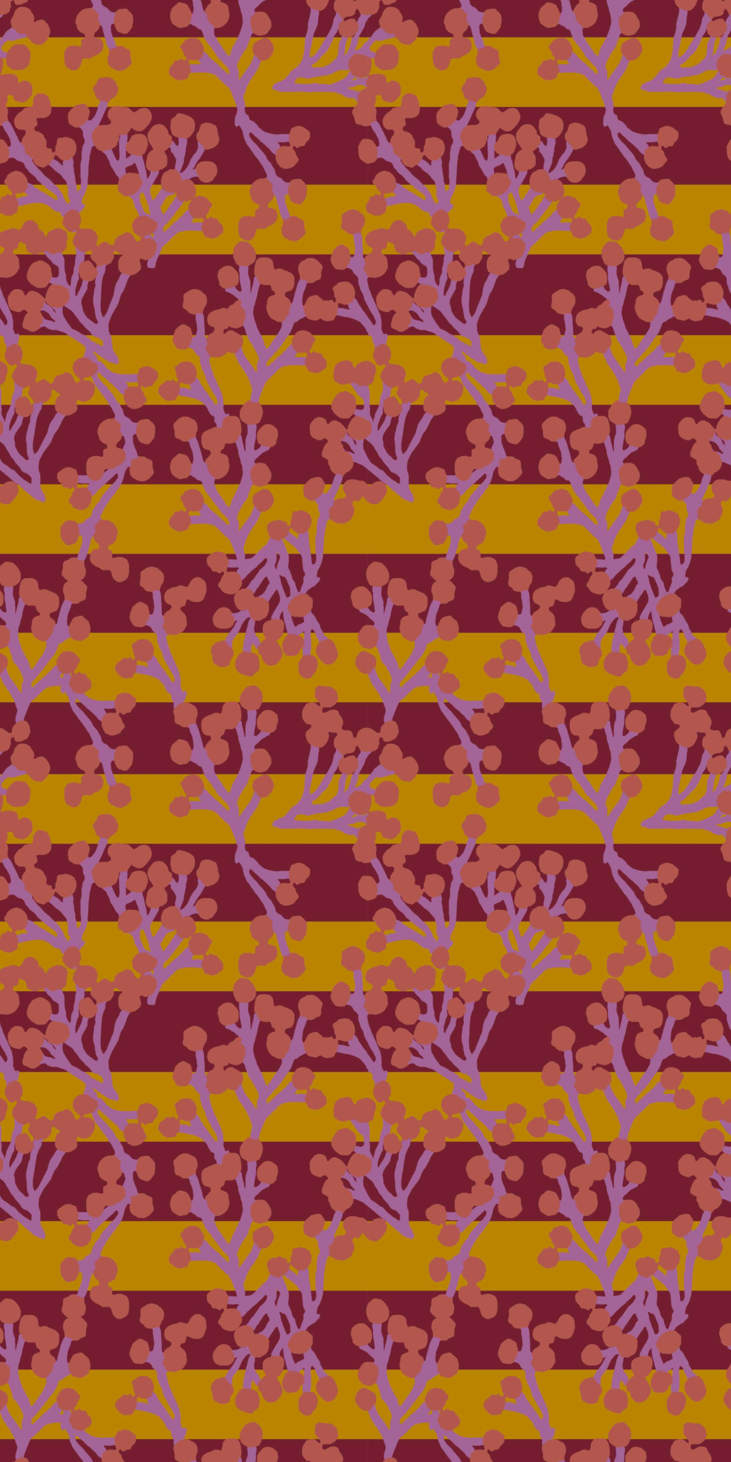 Petit Twigs in Berry color