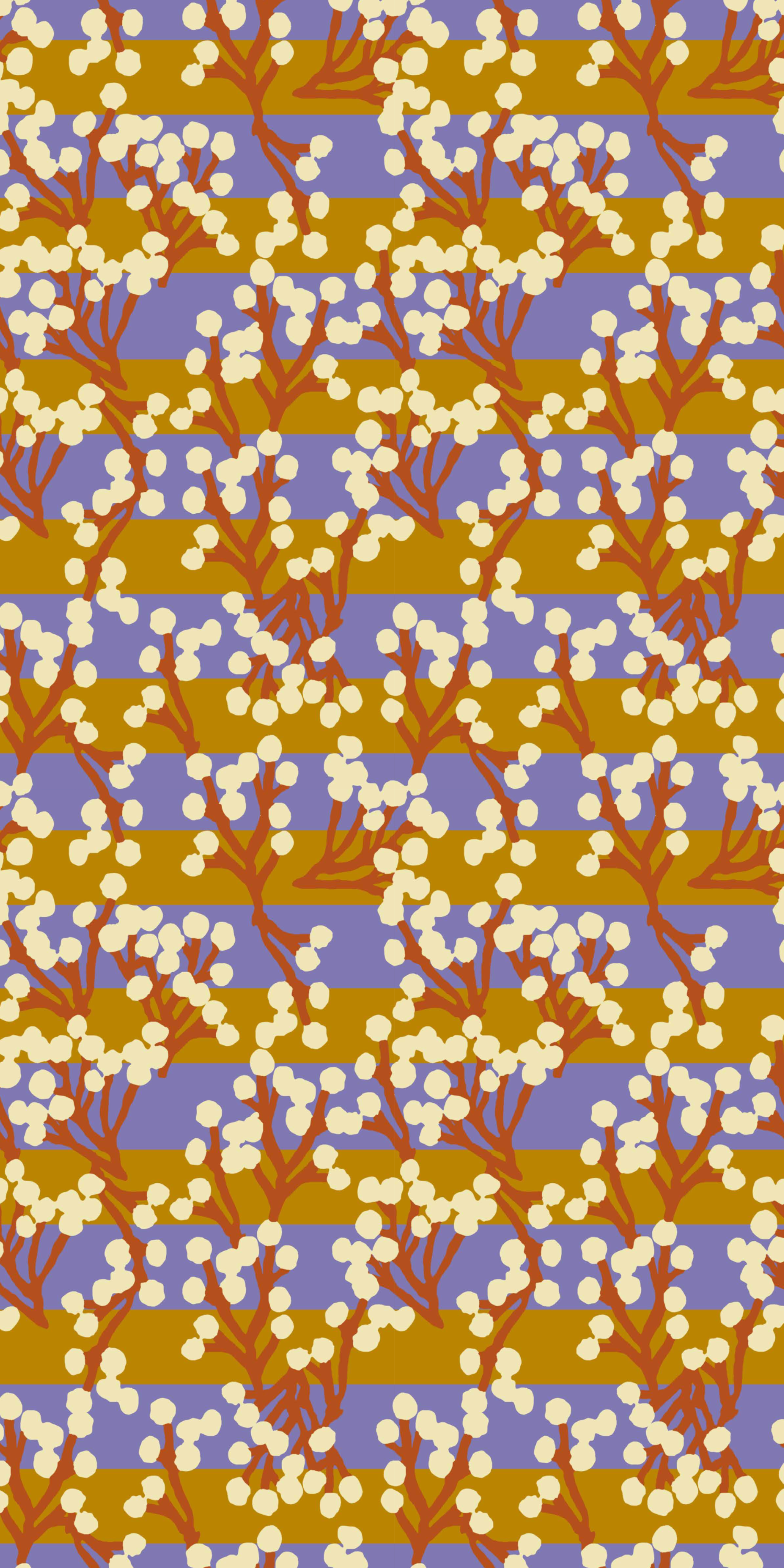 Petit Twigs in Peri and Maize color