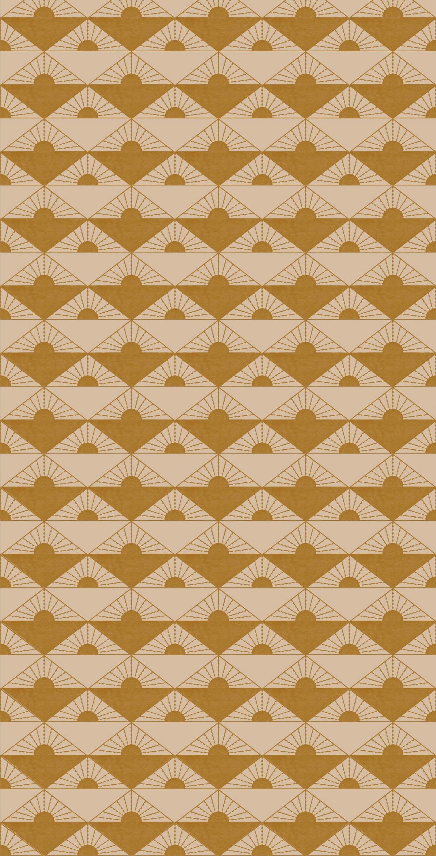 Rising Sun in Gold color