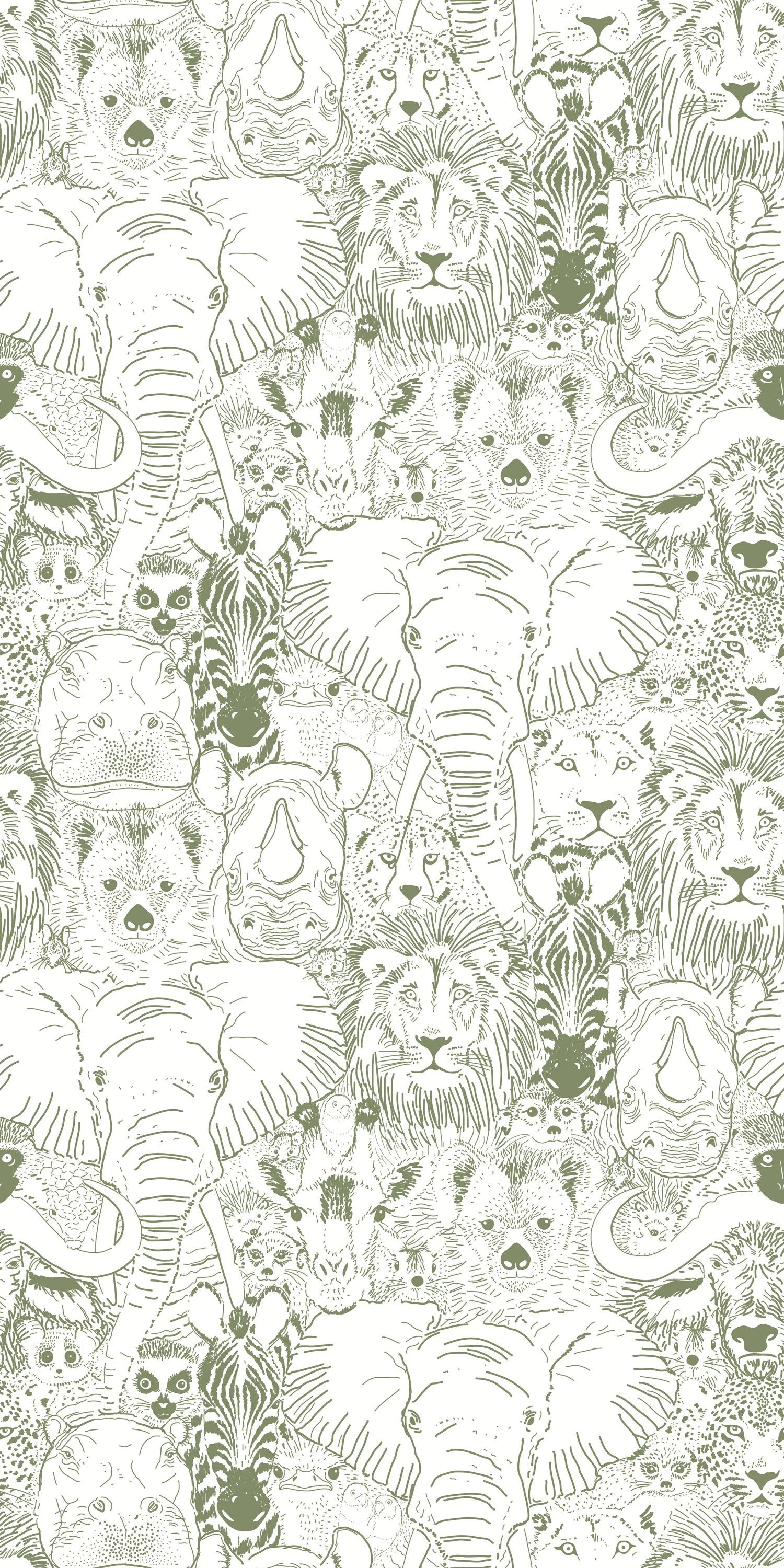Wild Thing in Sage and White color