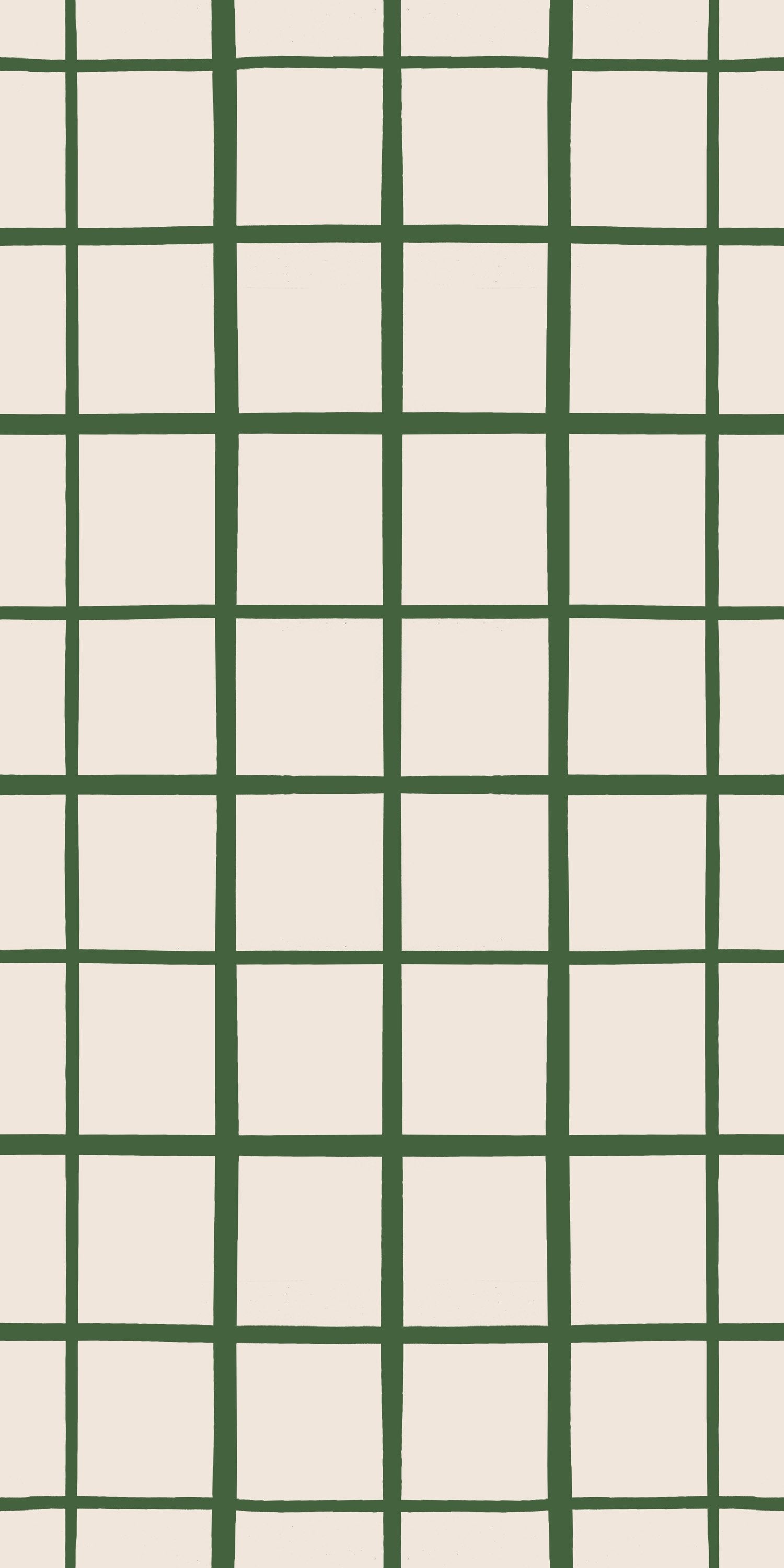 Grid in Fern Green and White color