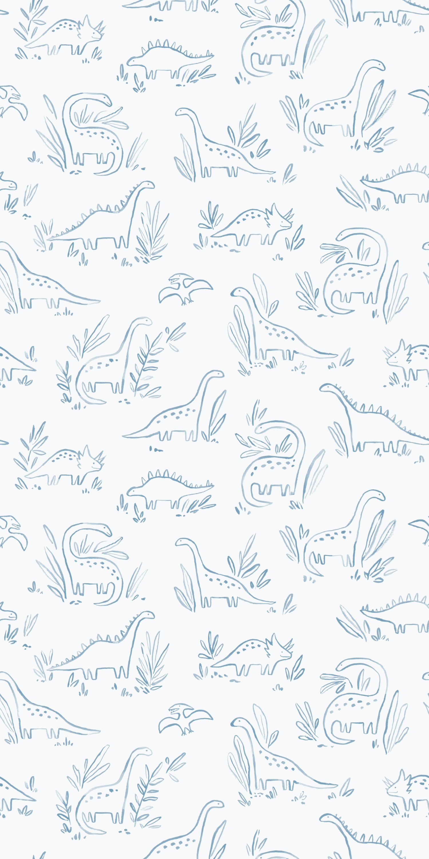 Dinosaurs in Blue color
